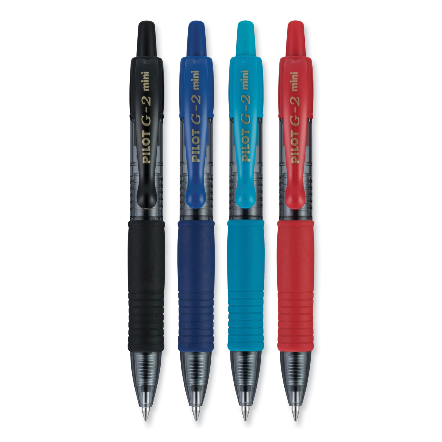 Pilot G 2 Retractable Gel Pens Ultra Fine Point 0.38 mm Clear Barrels Black  Ink Pack Of 12 - Office Depot