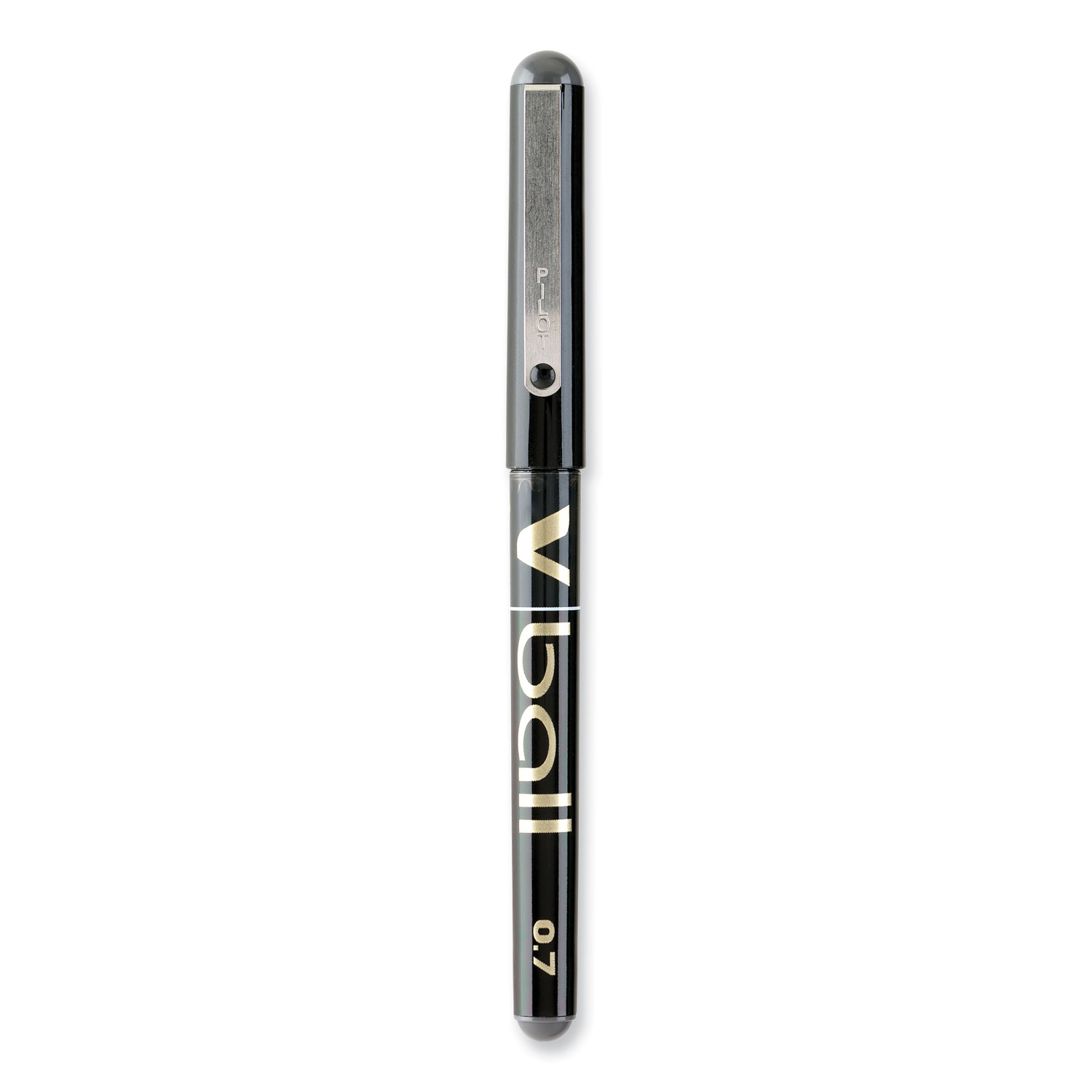 uni-ball® Vision™ Liquid Ink Rollerball Pen, Fine Point, 0.7 mm, Gray  Barrel, Black Ink - Zerbee