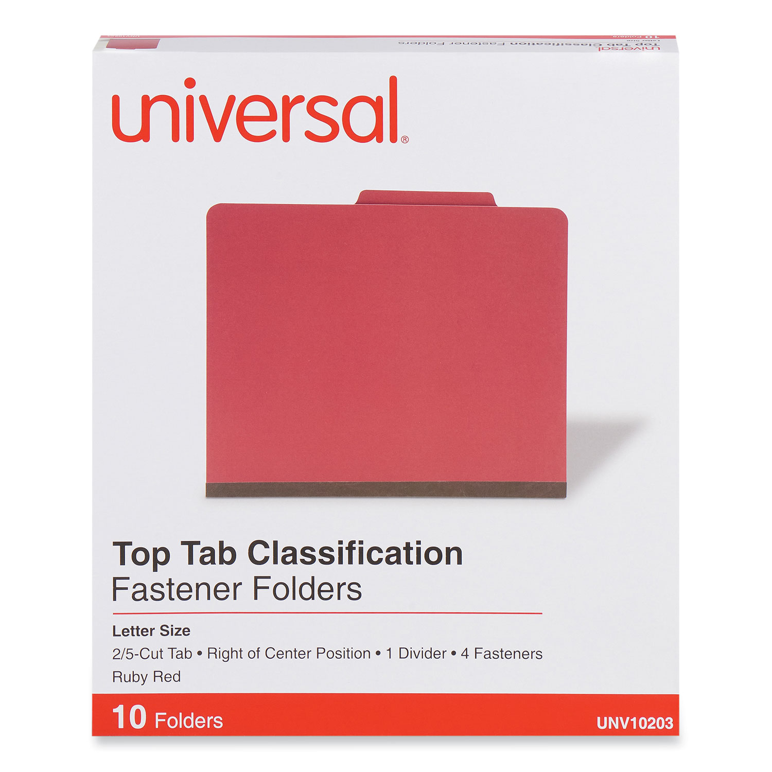 Bright Colored Pressboard Classification Folders, 2