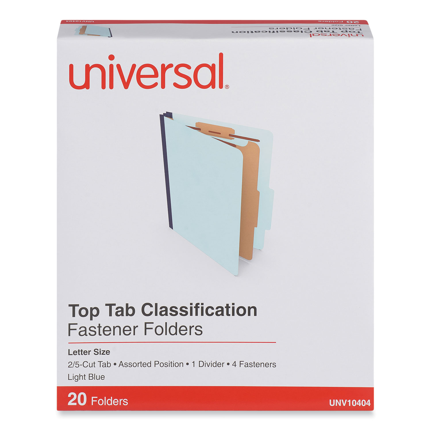 Pressboard Classification Folder UNV10280 