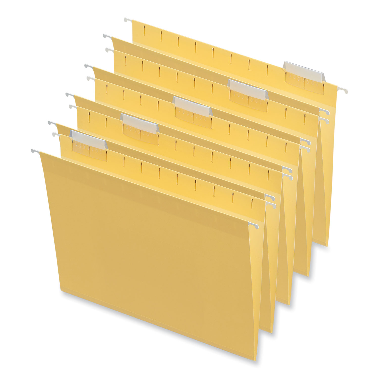 Deluxe Bright Color Hanging File Folders, Letter Size, 1/5Cut Tabs