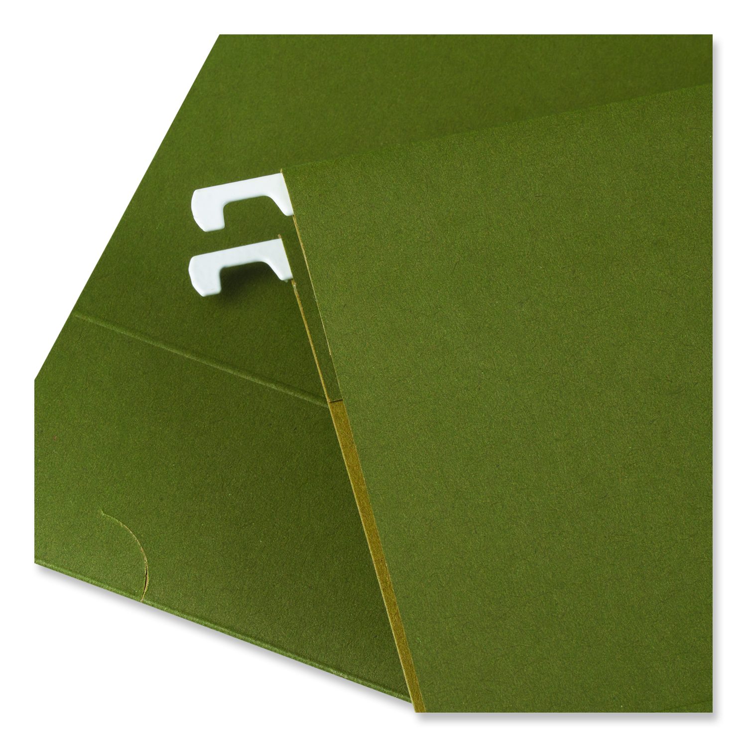 Hanging Box Bottom File Pockets, Letter Size, Green, 11 Pt. Stock, 10 Per Box
