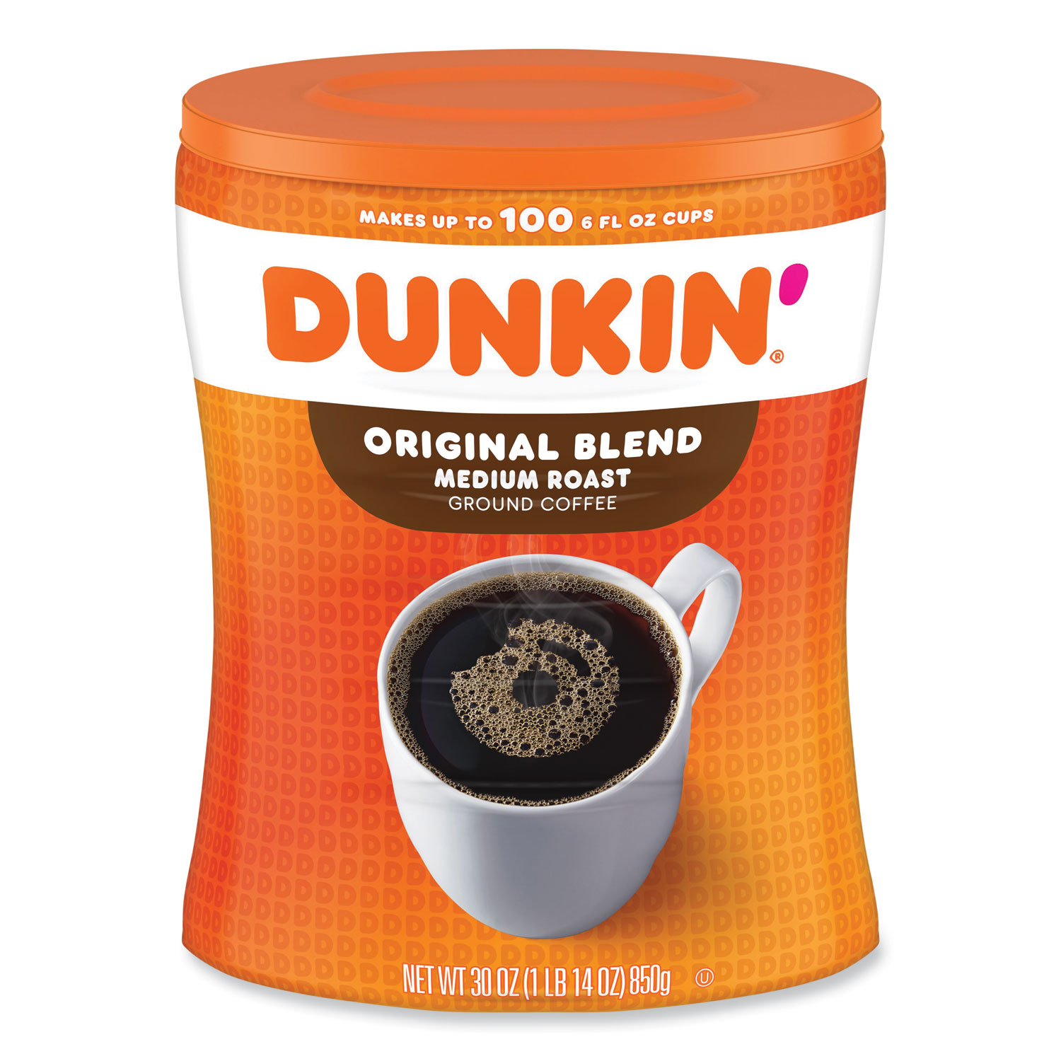 Original Blend Coffee, Dunkin Original, 30 oz Canister - RD Wilson Sons ...