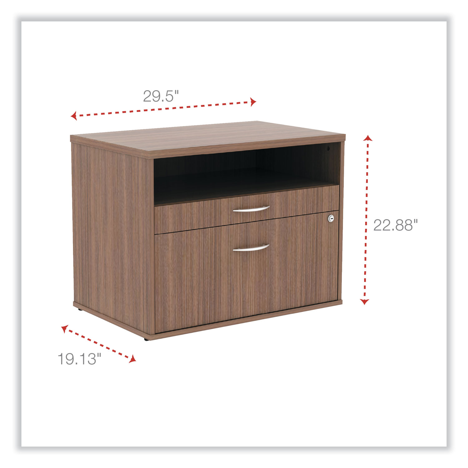 ALELS583020WA Alera® Open Office Series File Credenza Zuma