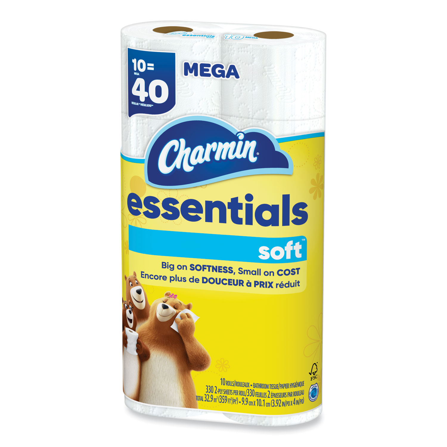 Essentials Soft Bathroom Tissue, Septic Safe, 2-Ply, White, 352  Sheets/Roll, 30 Rolls/Carton - Office Express Office Products