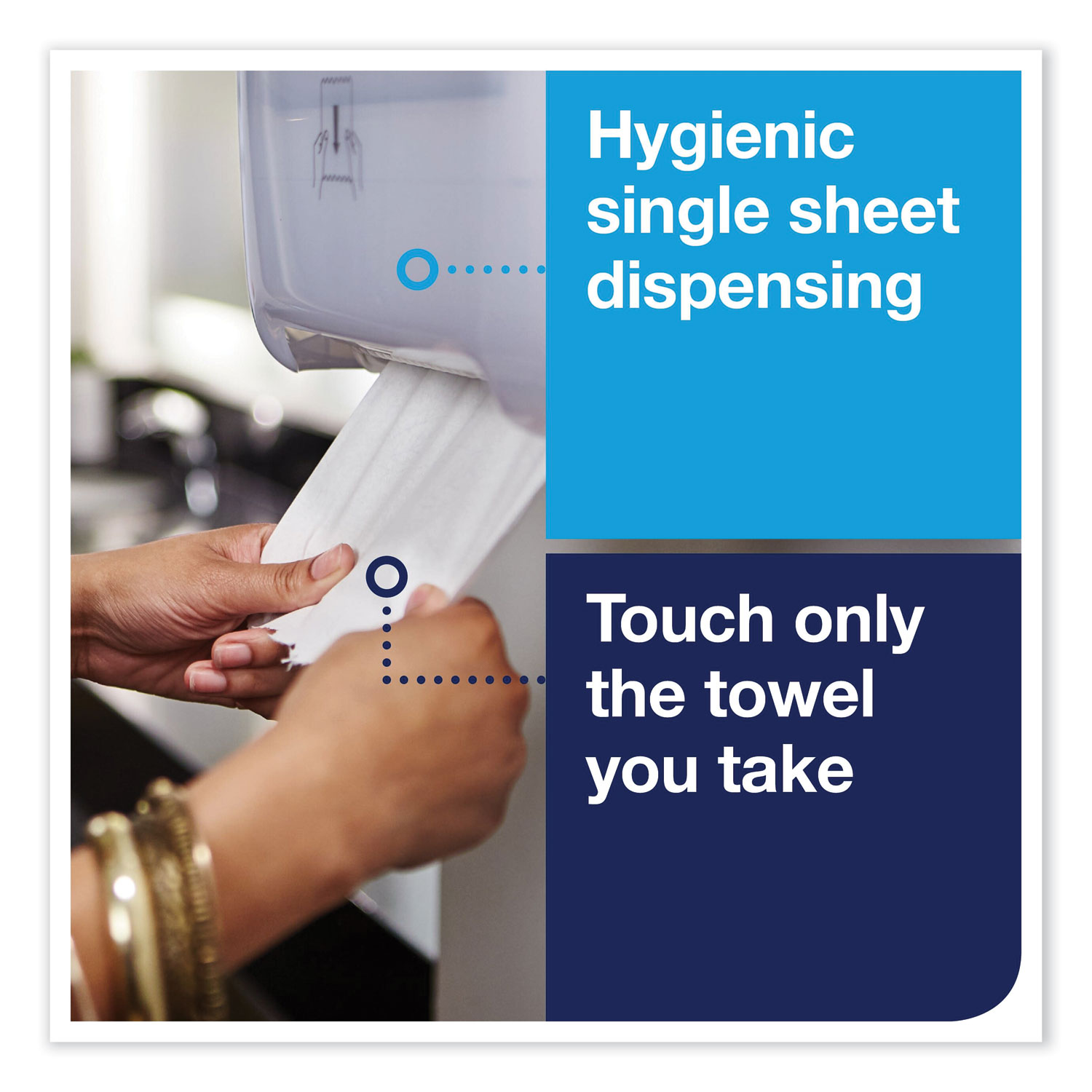 Elevation Matic Hand Towel Roll Dispenser, 13.2 x 8.1 x 14.65