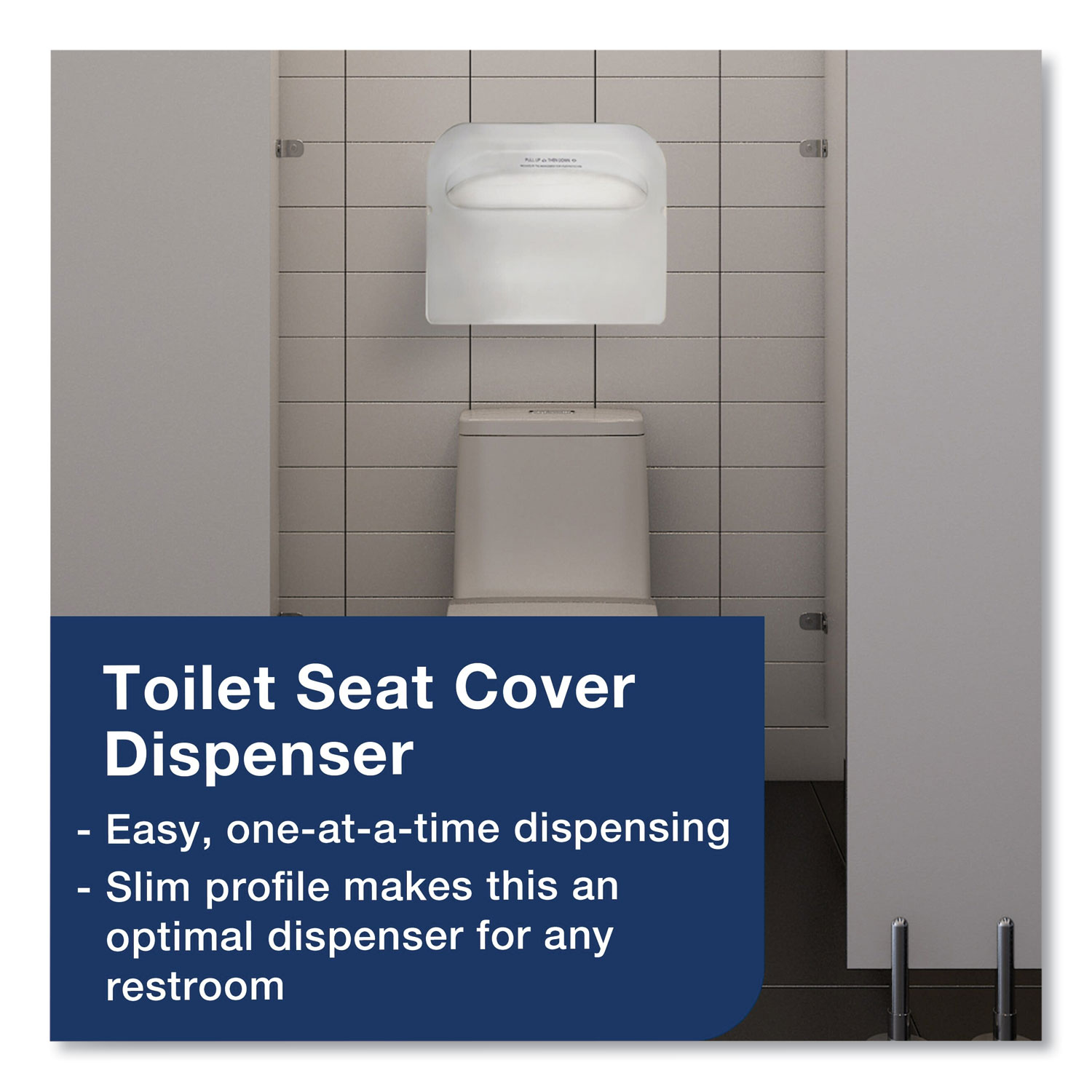 Toilet Seat Cover, HalfFold, 14.5 x 17, White, 250/Pack, 20 Packs