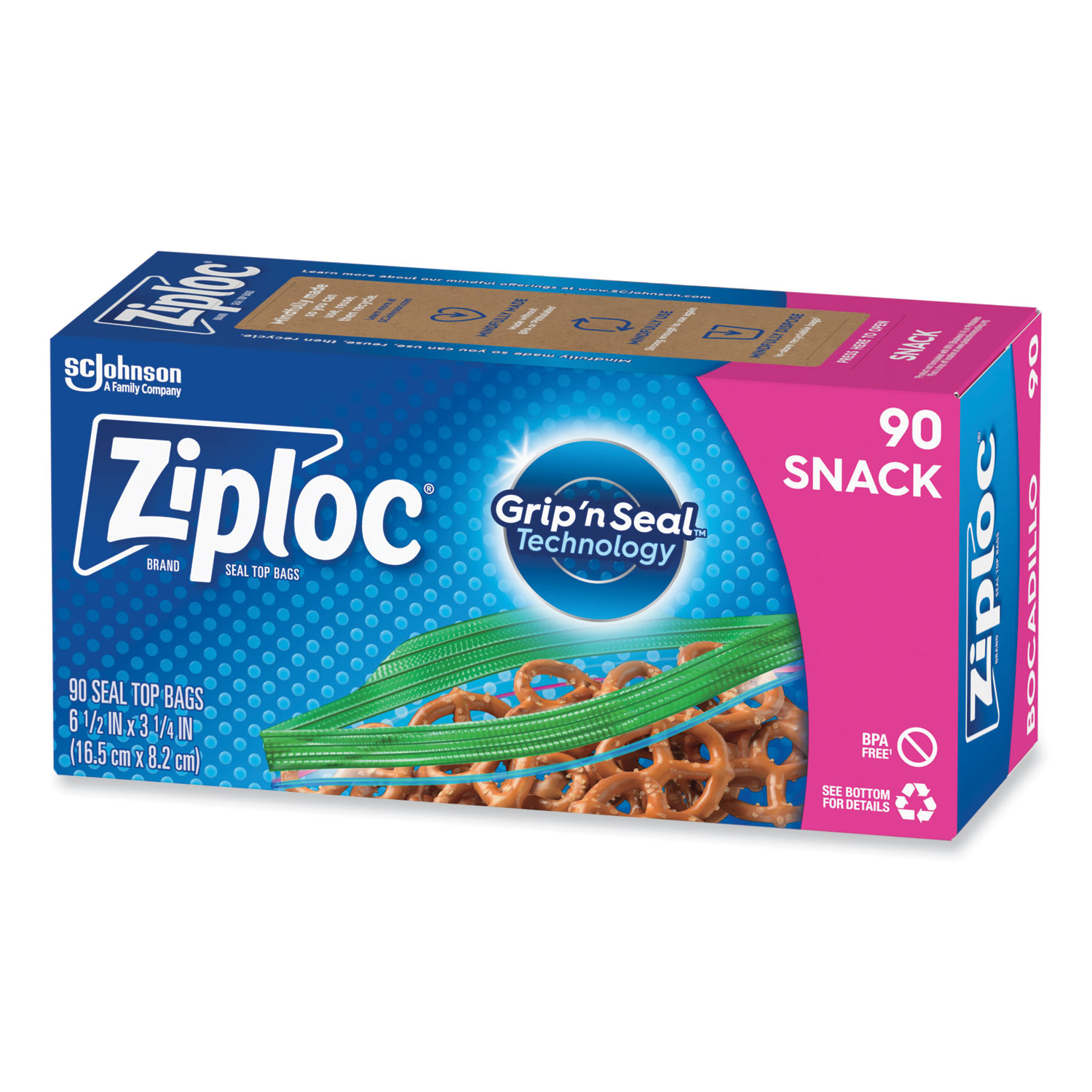 Ziploc Seal Top Sandwich Bags Mega Pack - 280 ct box