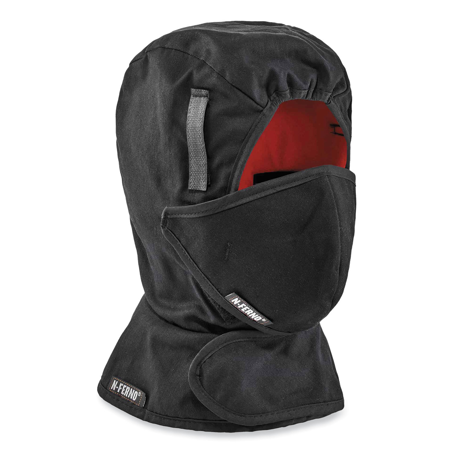 N-Ferno 6871 2-Layer Winter Liner + Mouthpiece Kit, Fleece/Cotton, One Size Fits Most, Black