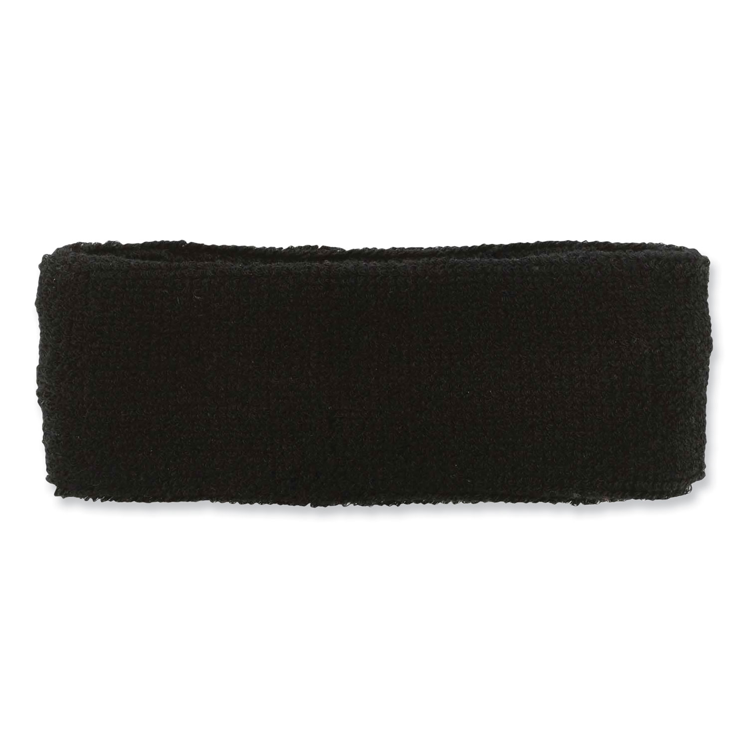 ergodyne® Chill-Its 6550 Head Terry Cloth Sweatband, Cotton Terry, One Size Fits Most, Black