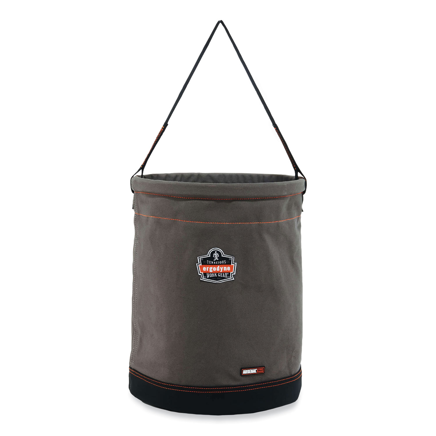 Arsenal 5935 Extra-Large Web Handle Canvas Hoist Bucket, 150 lb, Gray