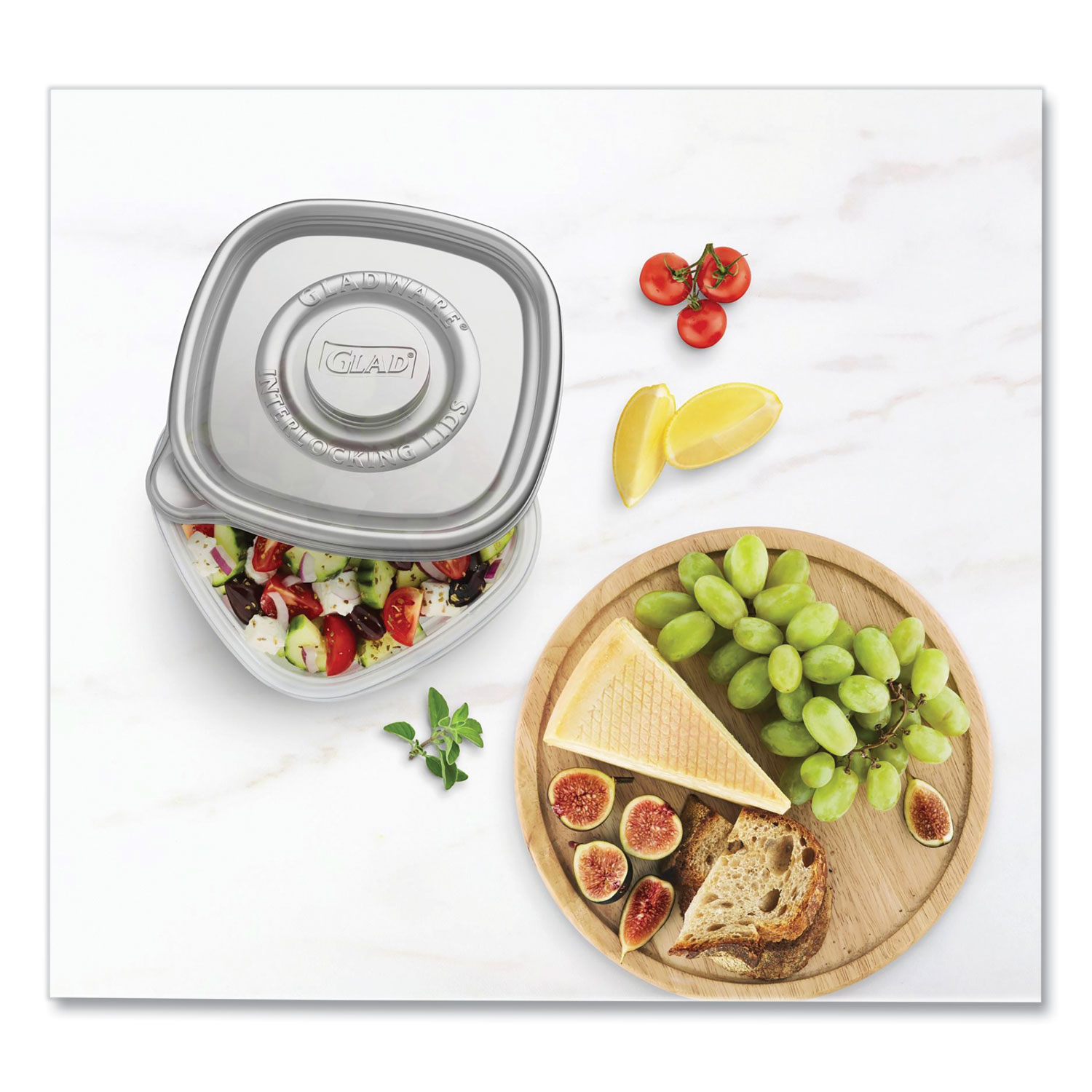 Home Collection Food Storage Containers with Lids by Glad