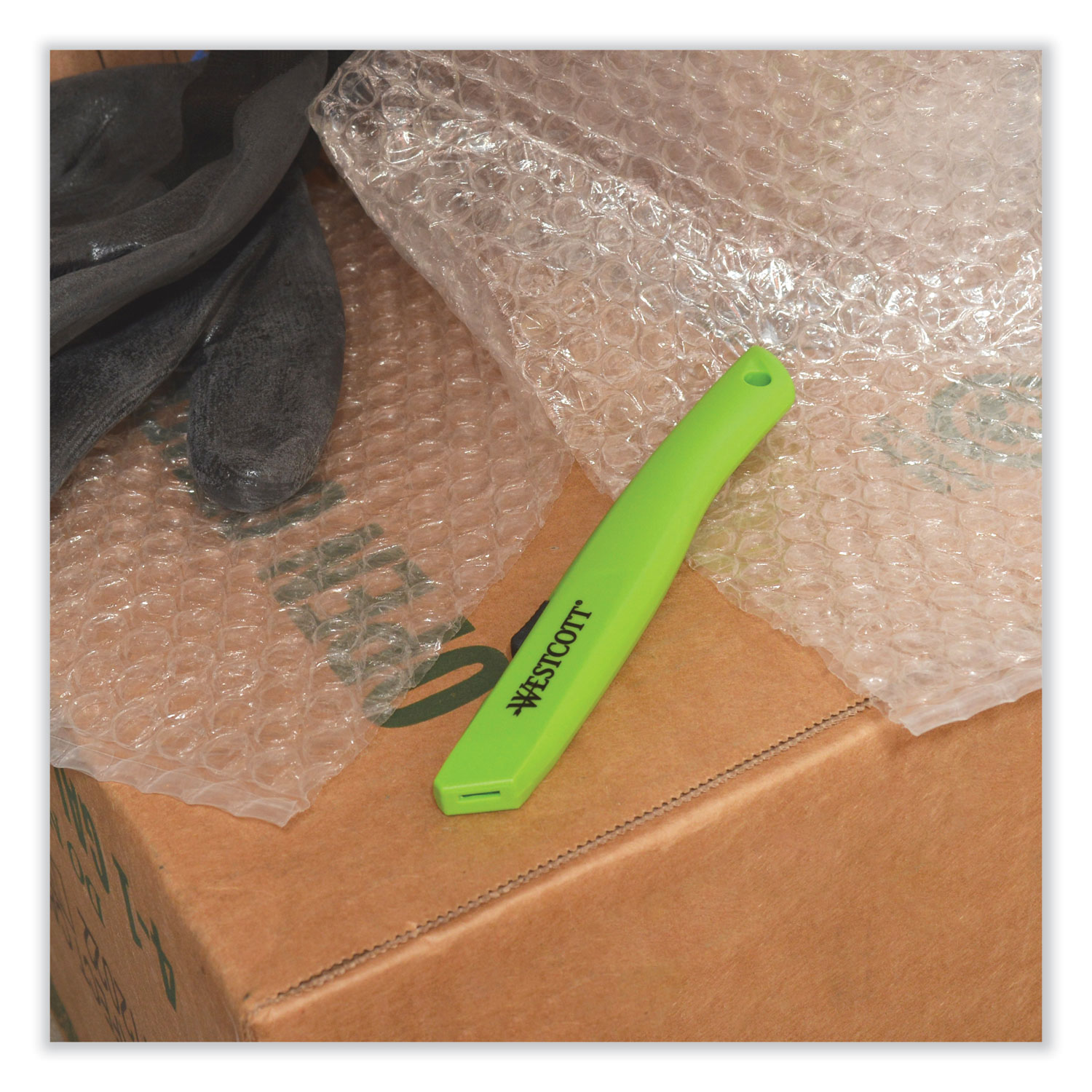 Safety Ceramic Blade Box Cutter, 0.5 Blade, 6.15 Plastic Handle, Green -  Zerbee