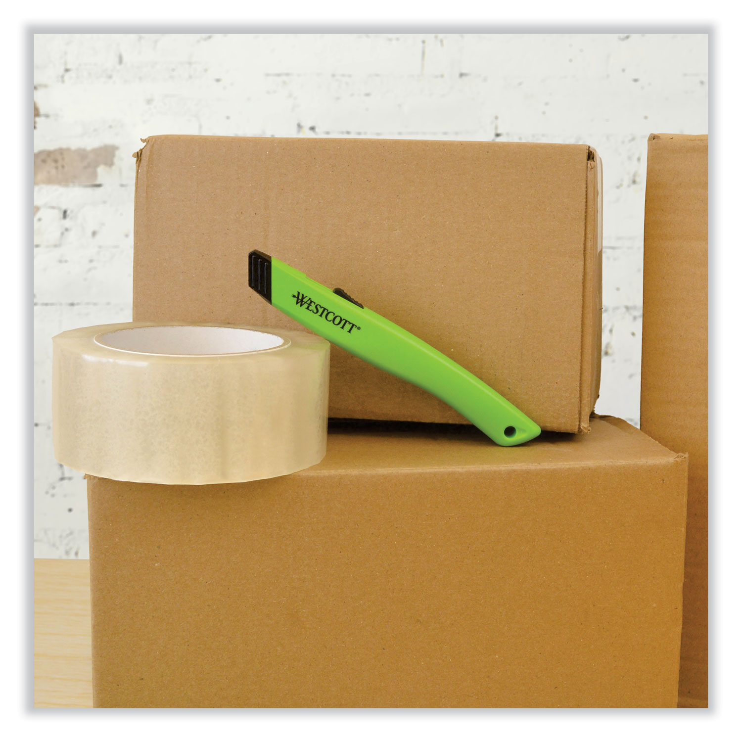 Safety Ceramic Blade Box Cutter, 0.5 Blade, 5.5 Plastic Handle, Green