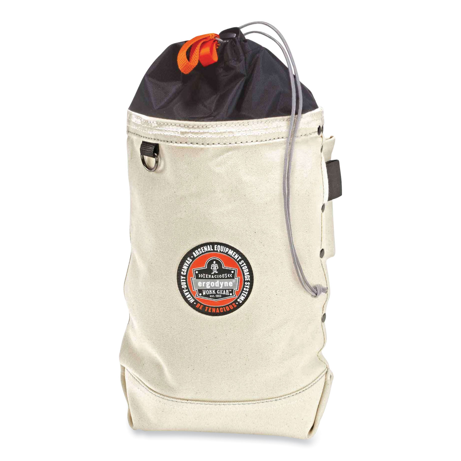 Arsenal 5728 Topped Tall Bolt Bag, 5 x 10 x 13, Canvas, White