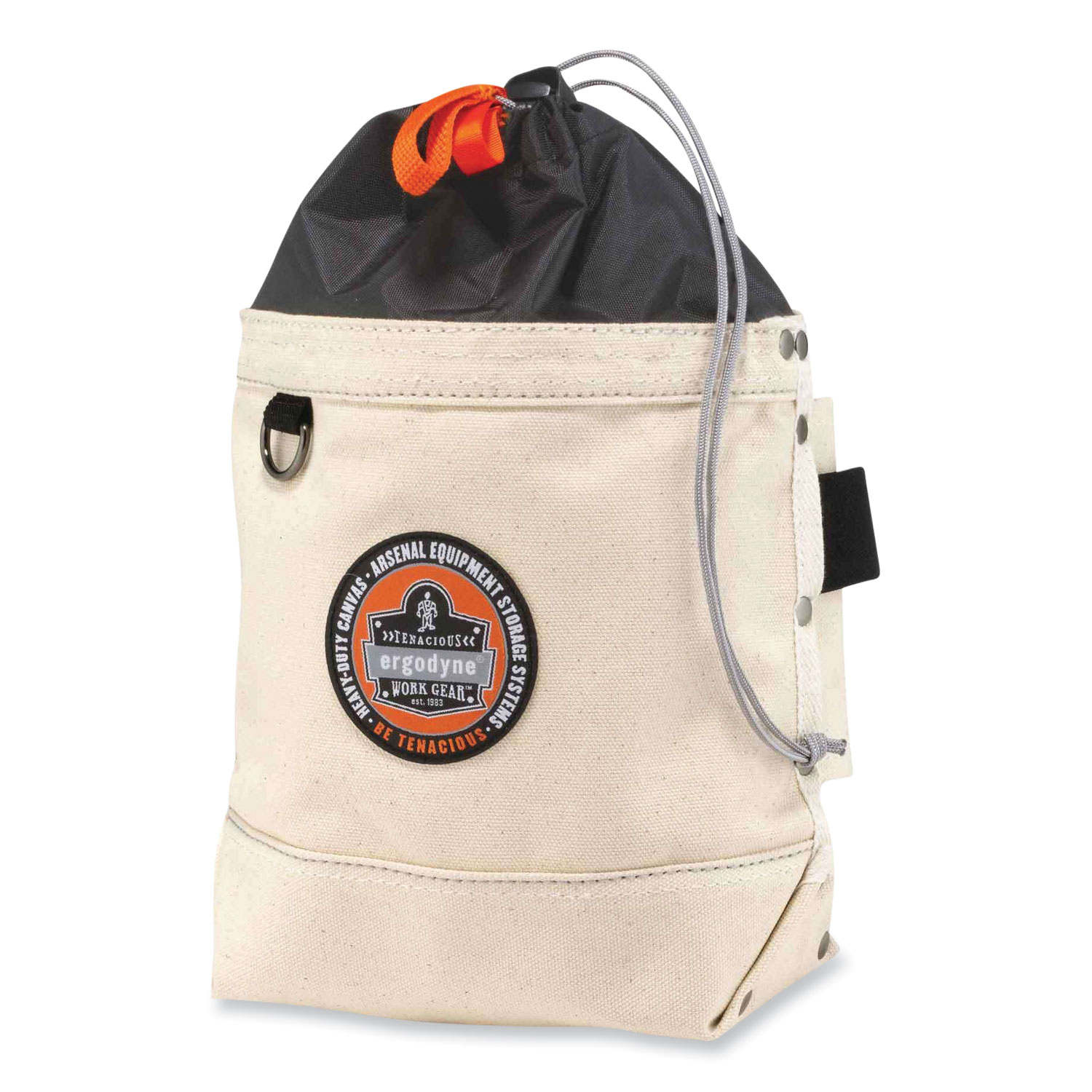 Arsenal 5725 Topped Bolt Bag, 5 x 10 x 9, Canvas, White