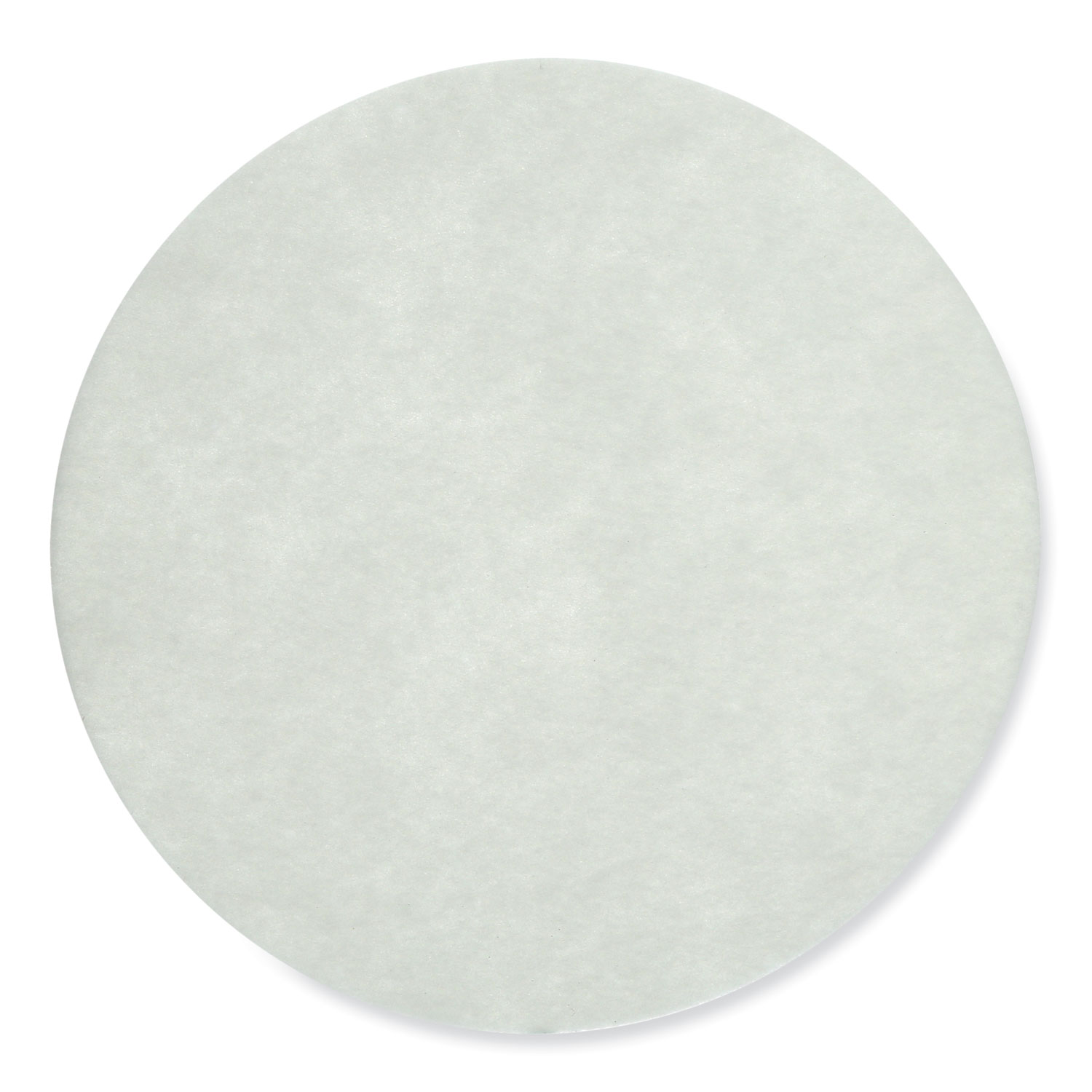 Carpet Bonnet Pad, 20" Diameter, White, 5/Carton
