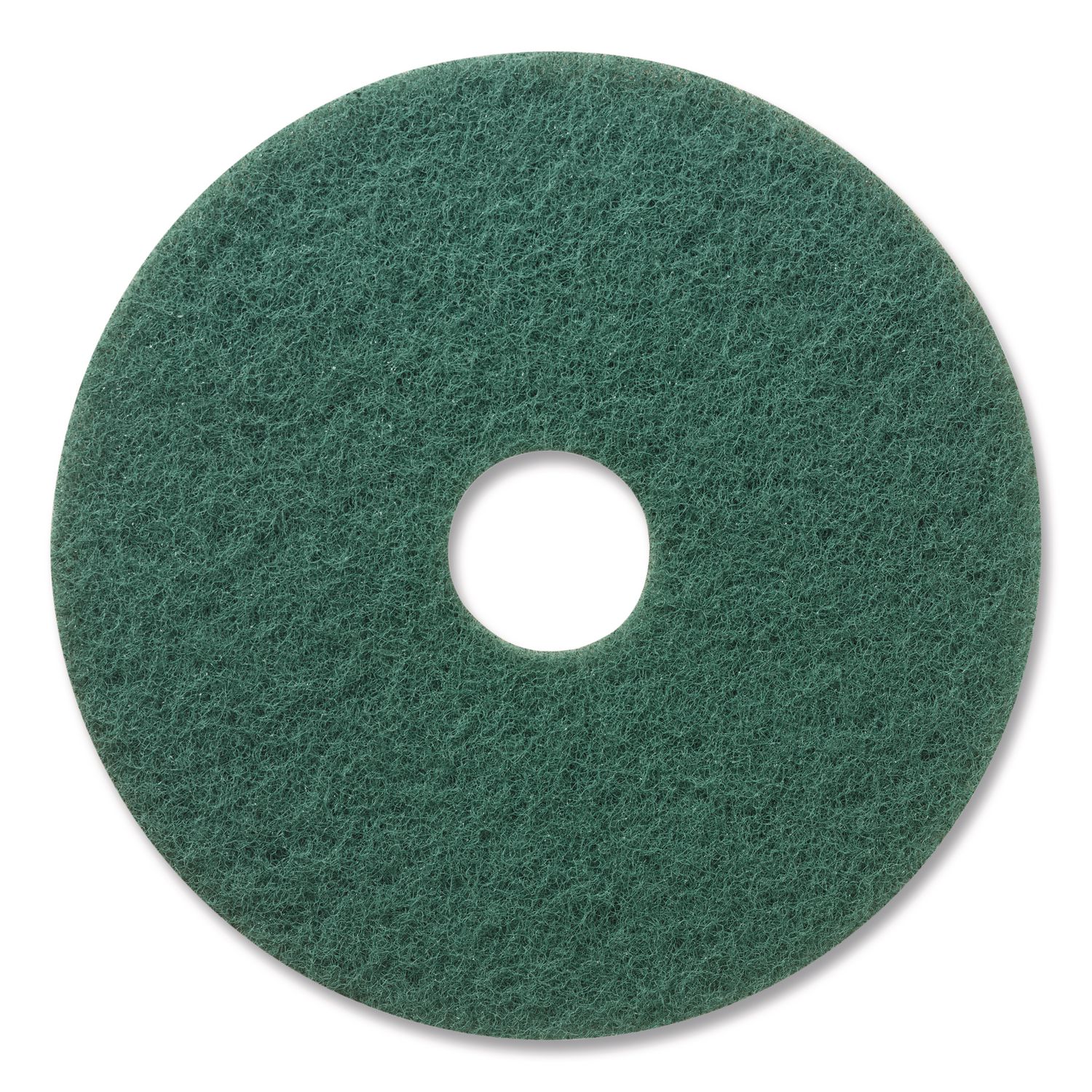 Niagara Green Scrubbing Pad, 17" Diameter, Green, 5/Carton