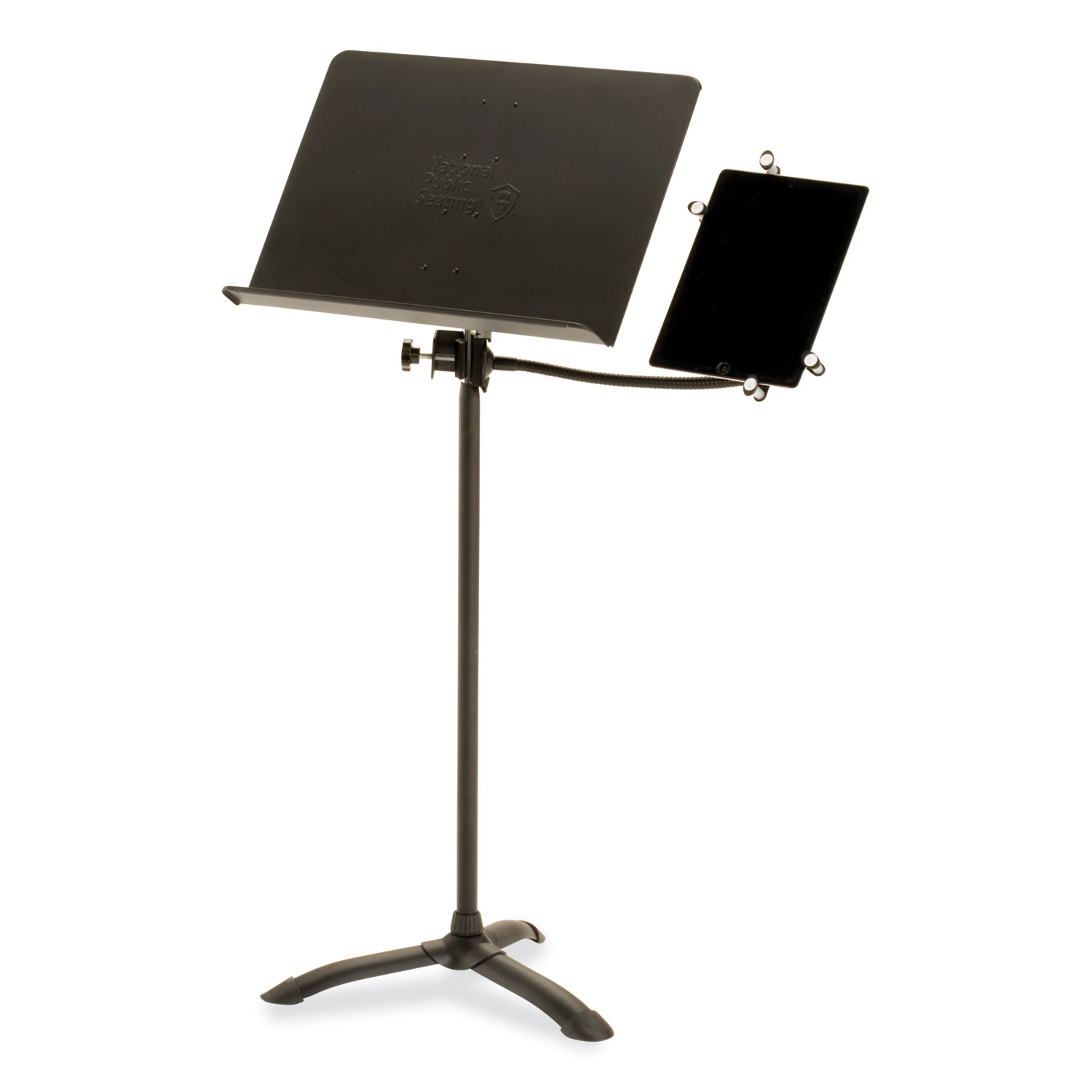 Flex Arm Universal Tablet Holder, Black - OFFICE PROS