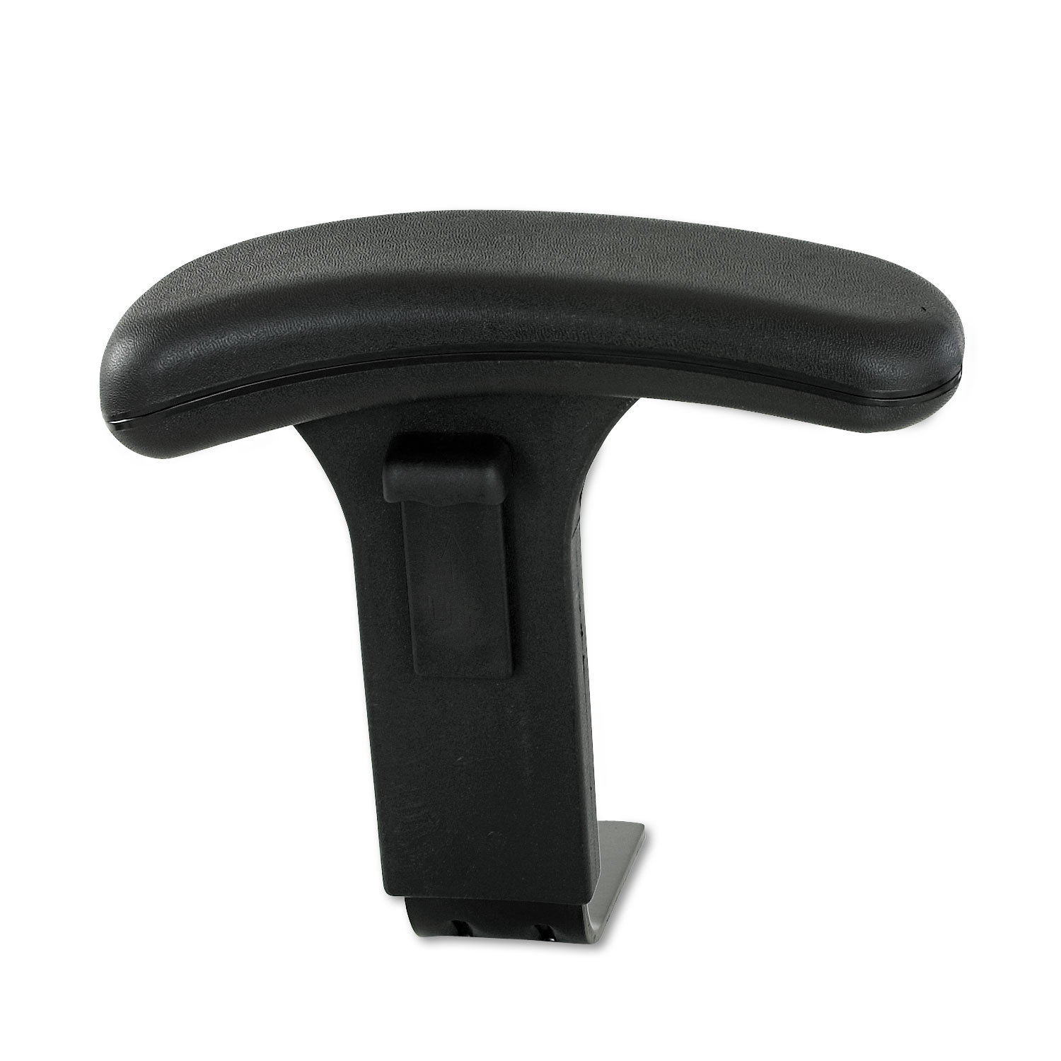 Height Adjustable T-Pad Arms for Safco Uber Big & Tall Chairs, Black