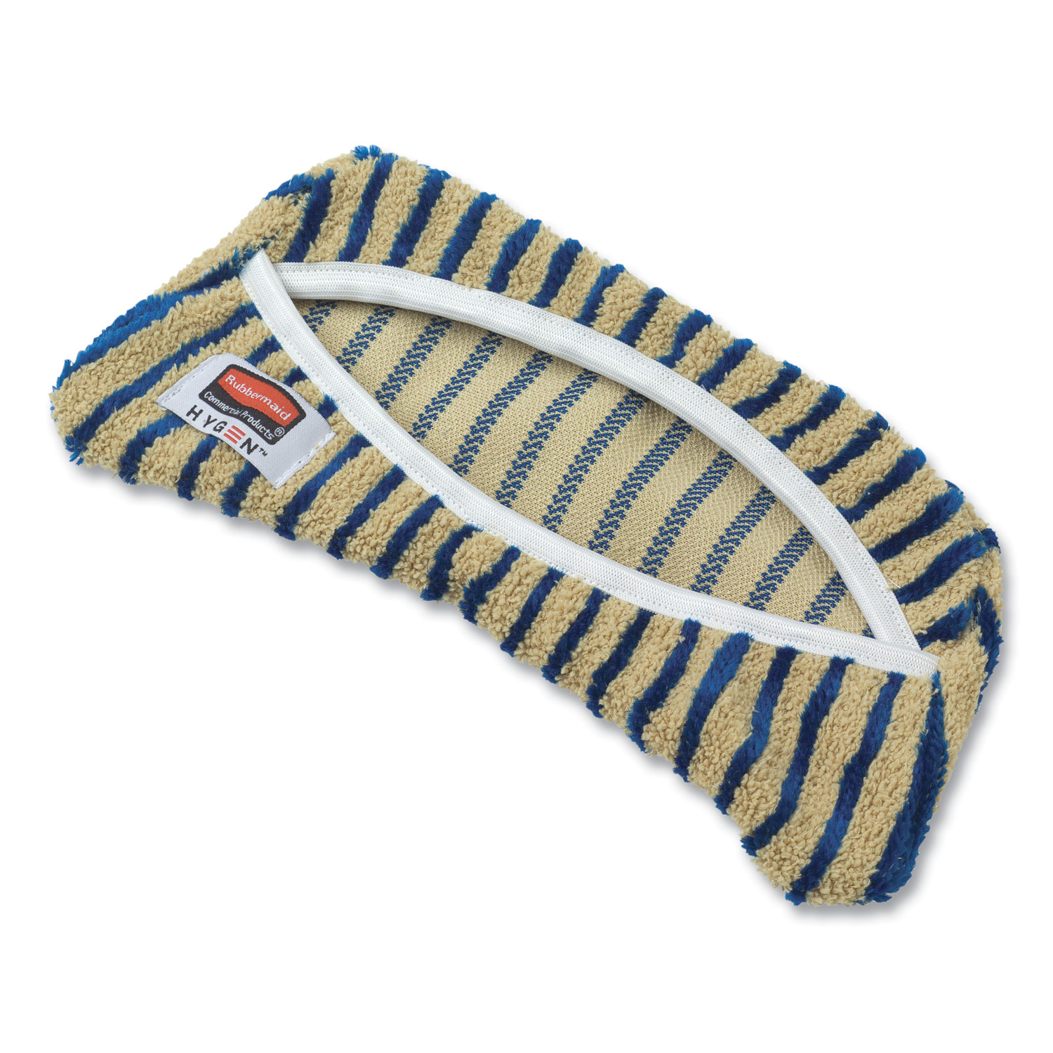 HYGEN MF Flexi Frame Scrubber Mop Covers, Microfiber, 8.3 x 8.3, Yellow, 12/Carton