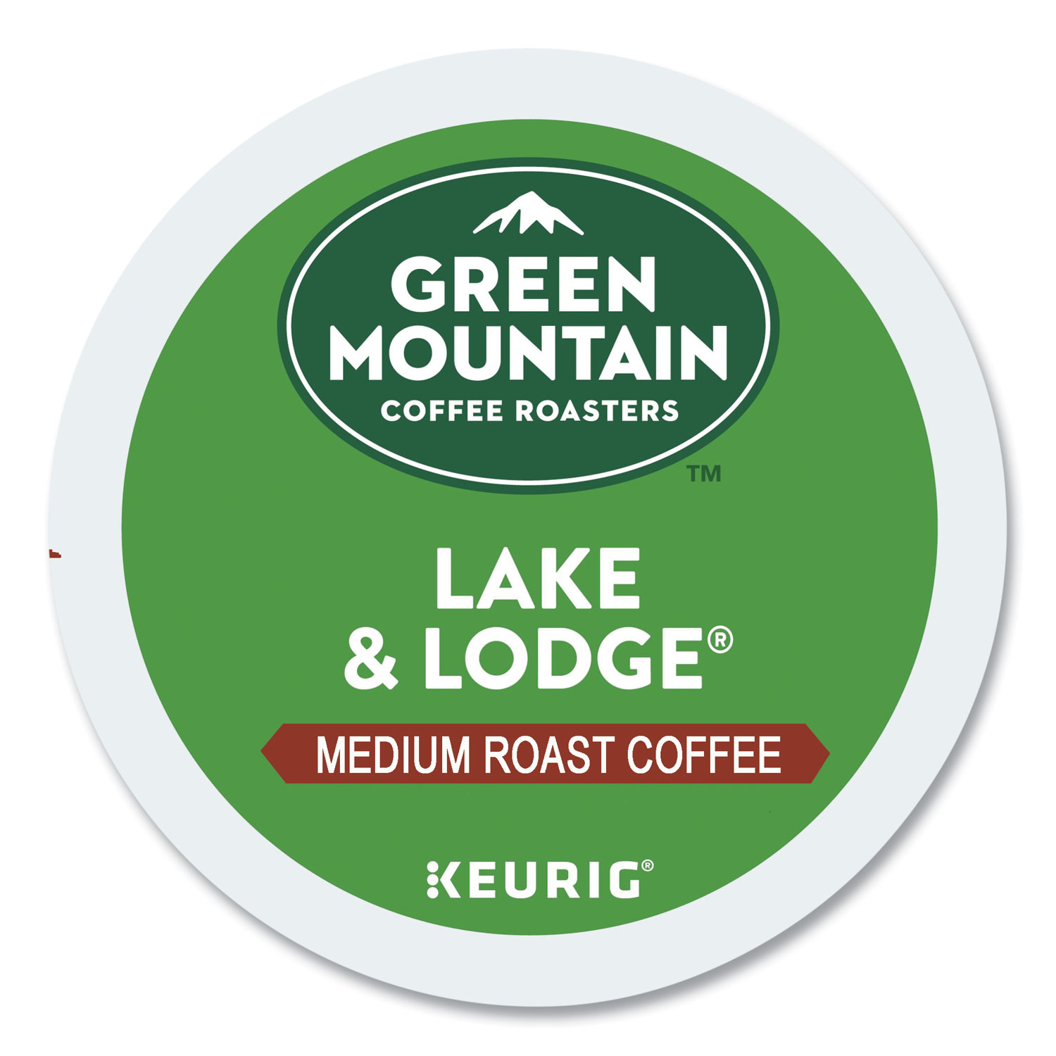 Lake and Lodge Coffee K-Cups, Medium Roast, 96/Carton