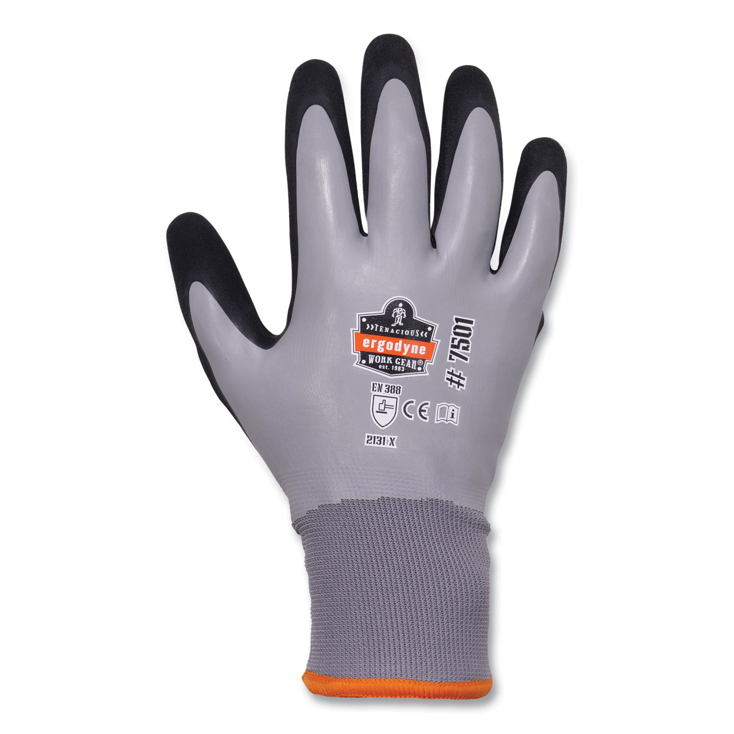 ProFlex 7501 Coated Waterproof Winter Gloves, Gray, X-Large, Pair