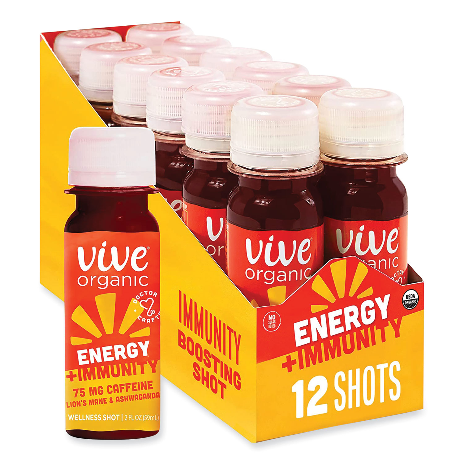 Energy+Focus, 2 oz Bottle, 12/Pack