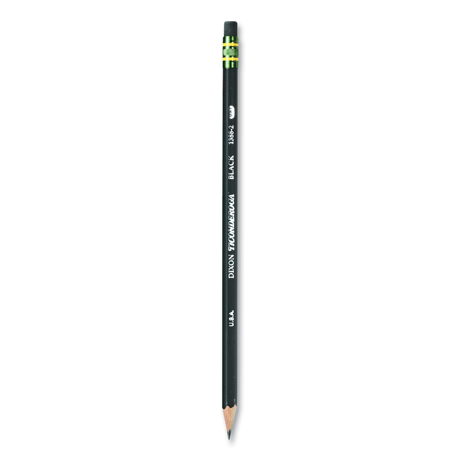#2 Woodcase Pencil, HB (#2), Black Lead, Yellow Barrel, Dozen