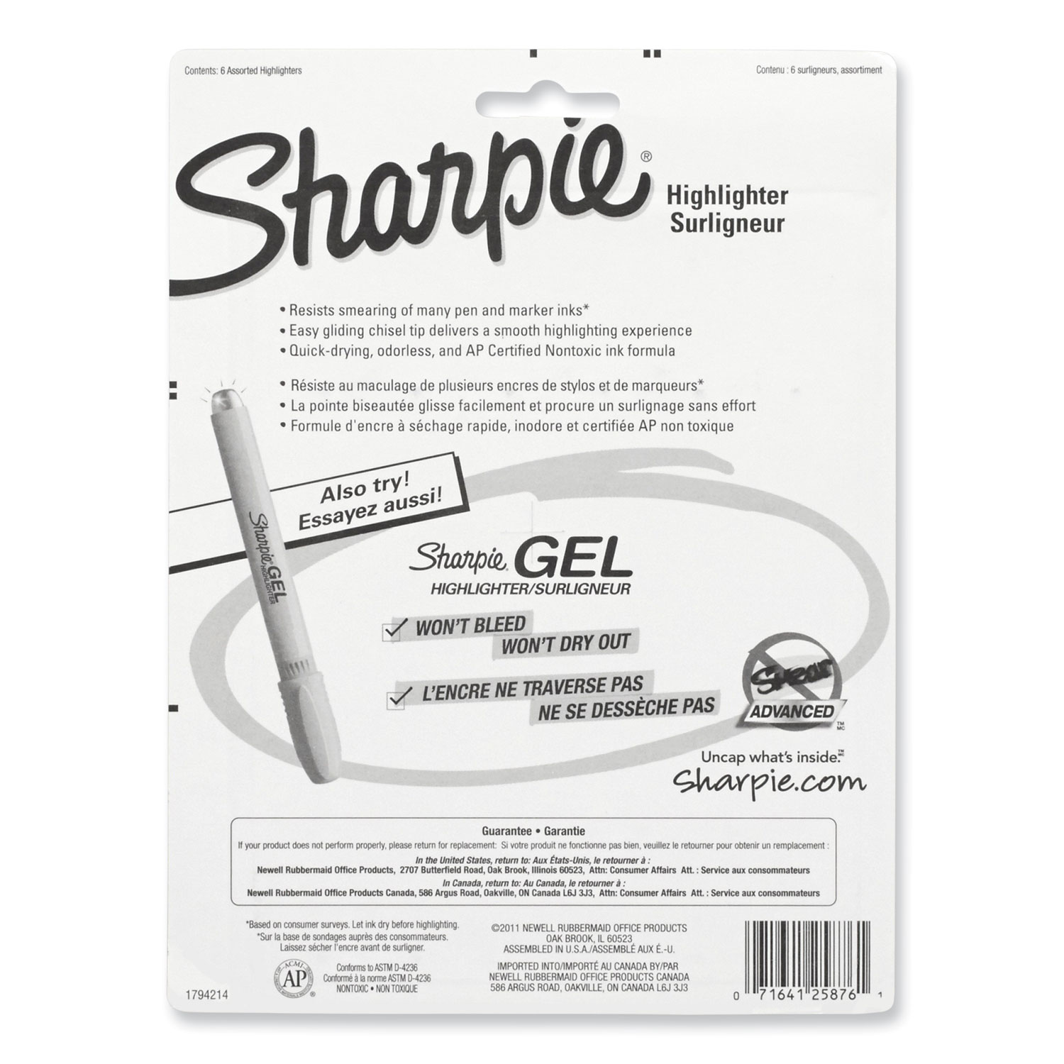 Sharpie Tank Style Highlighters - SAN1920938 