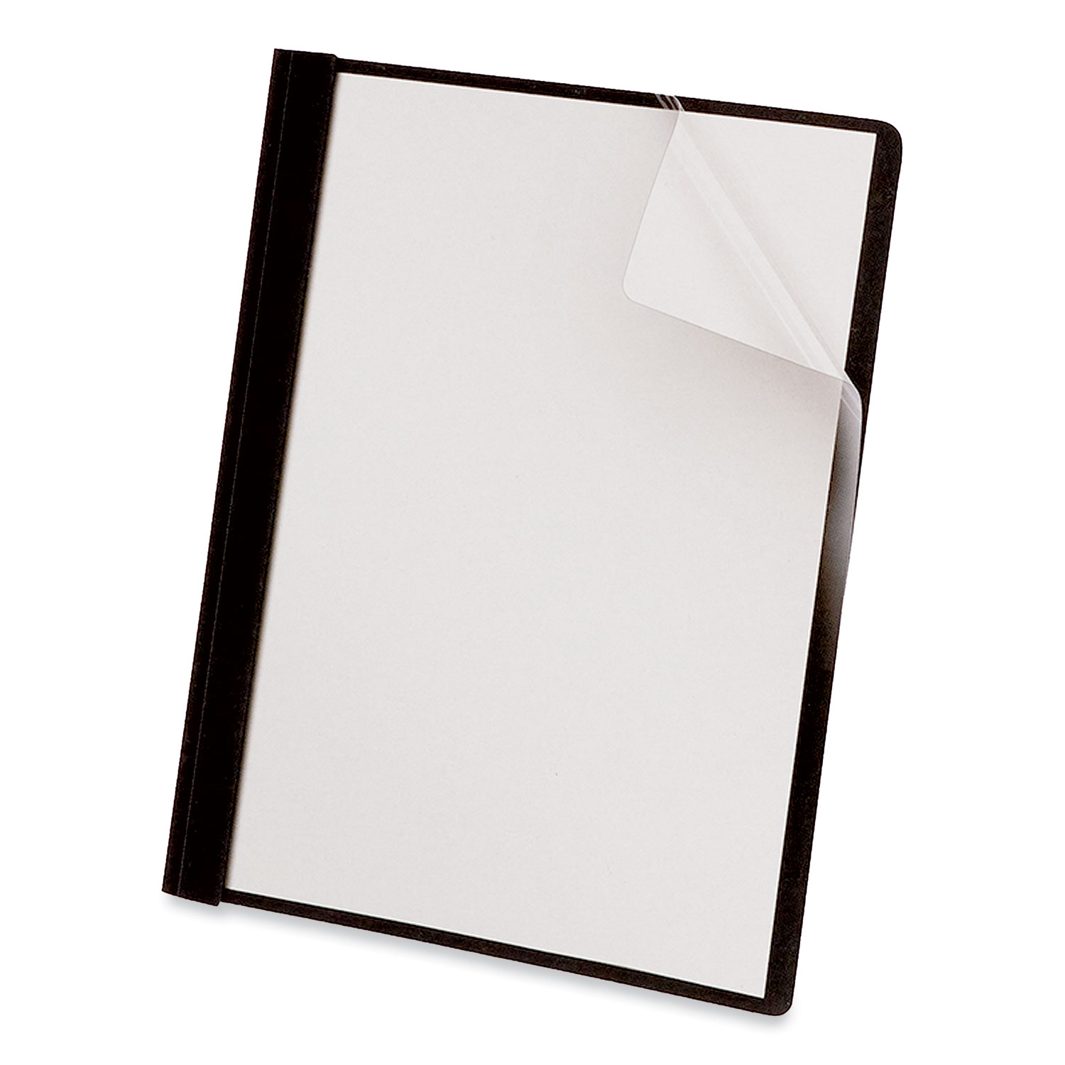 Clear Front Report Cover, Prong Fastener, 0.5" Capacity, 8.5 x 11