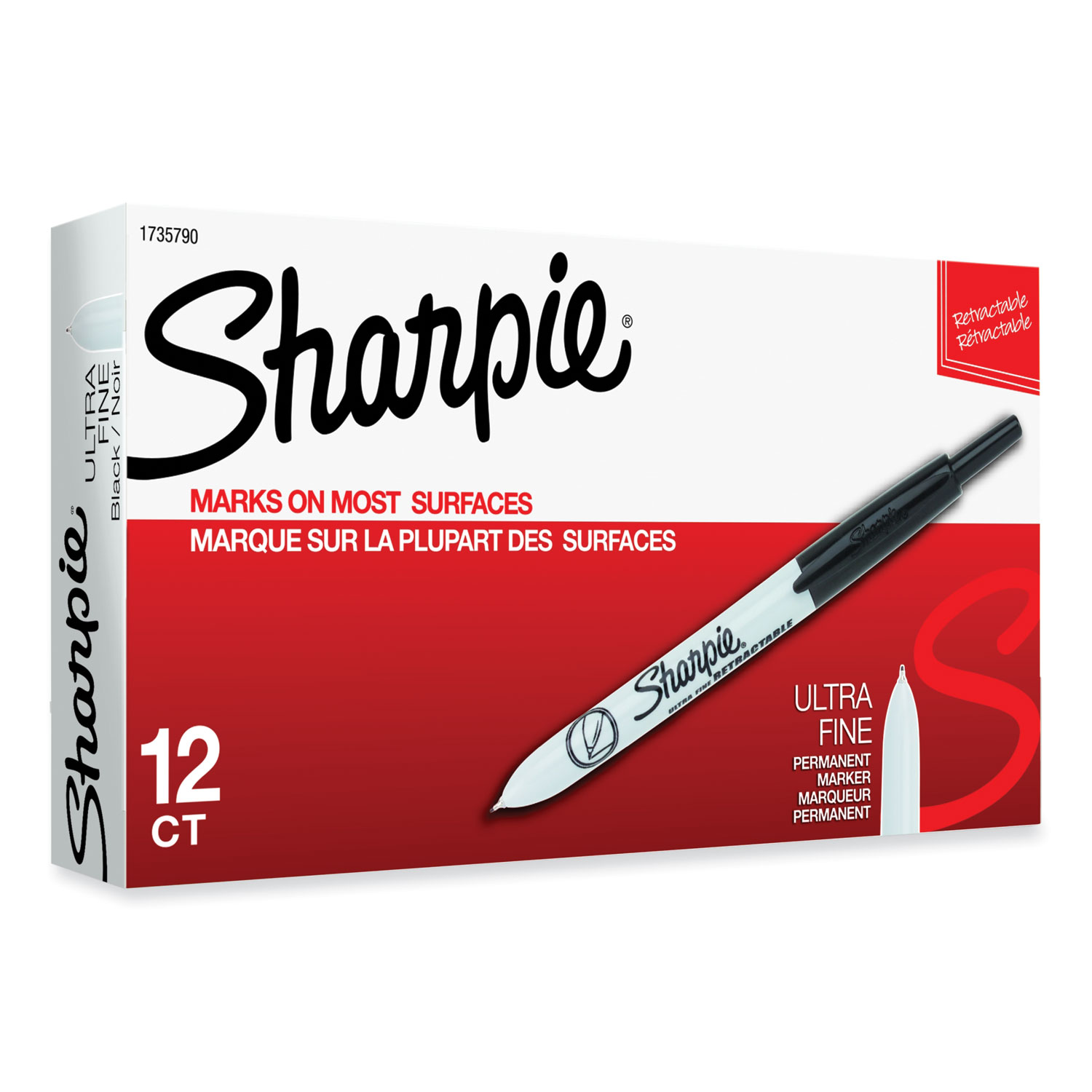 Ultra Fine Tip Permanent Marker, Extra-Fine Needle Tip, Assorted