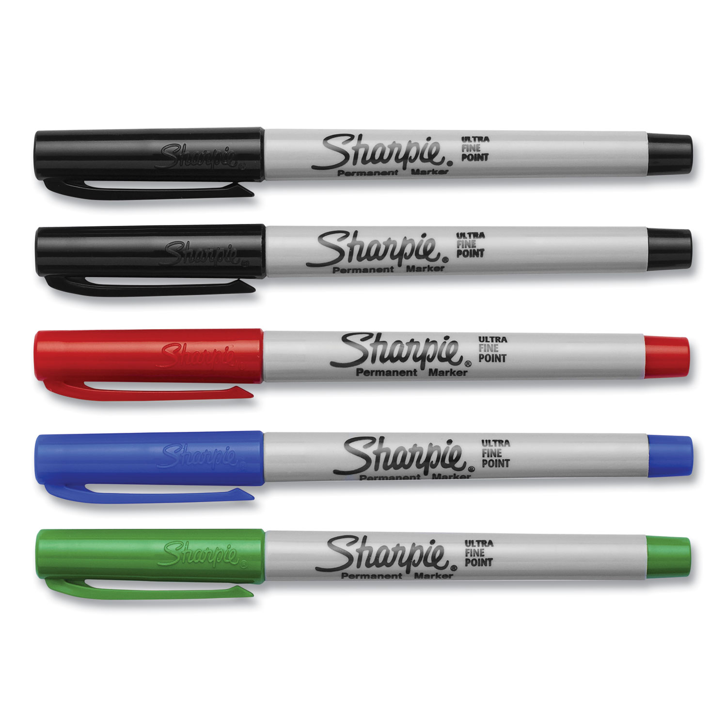 Sharpie Color Burst Permanent Marker, Ultra Fine, Assorted - 5 markers