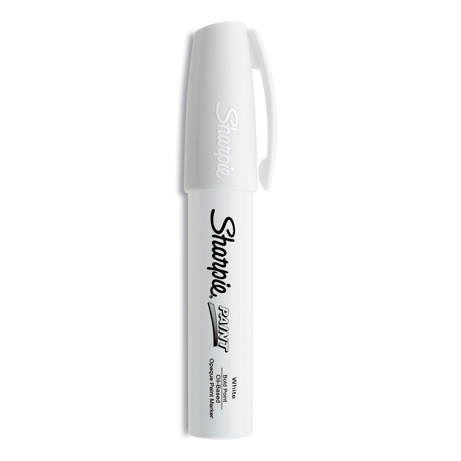 Permanent Paint Marker, Extra-Broad Chisel Tip, White - Egyptian