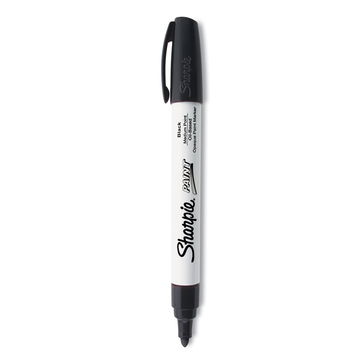 Sharpie Oil-based Paint Markers - Medium Marker Point - Black Oil Based Ink  - 1 Dozen