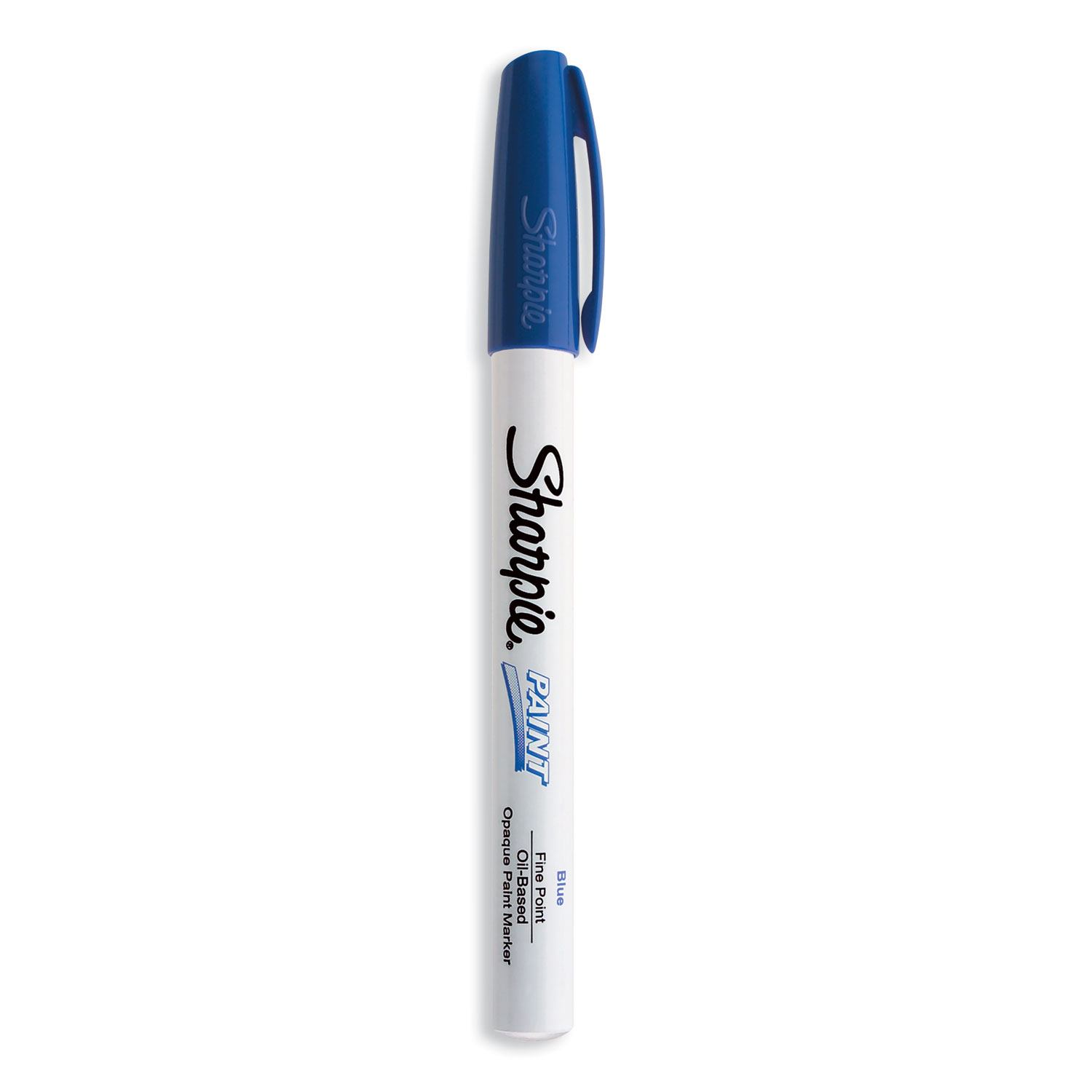 Permanent Paint Marker, Fine Bullet Tip, Blue