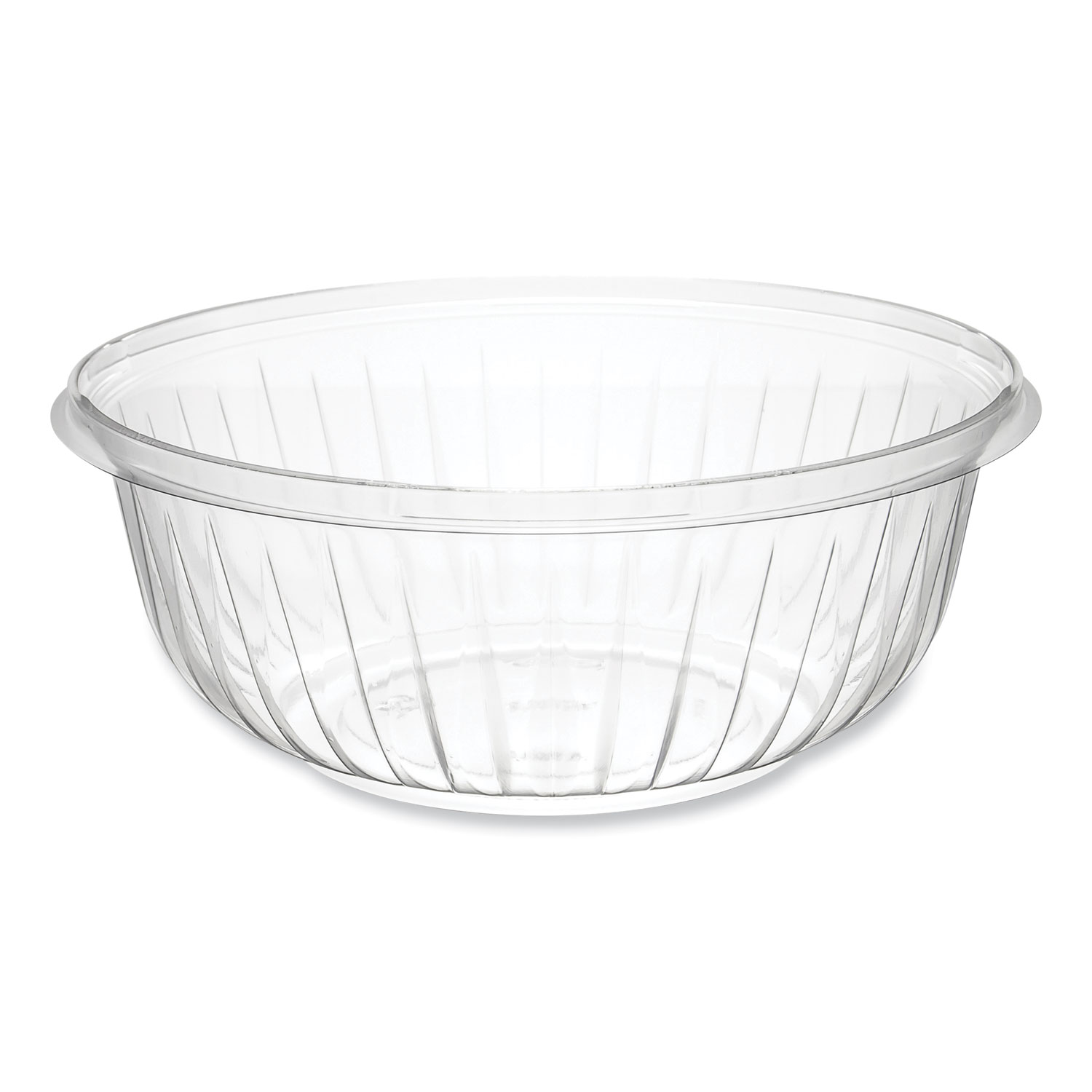 PresentaBowls Clear Bowls, 32 oz, Plastic, 63/Bag, 4 Bags/Carton, 252 Bowls/Carton