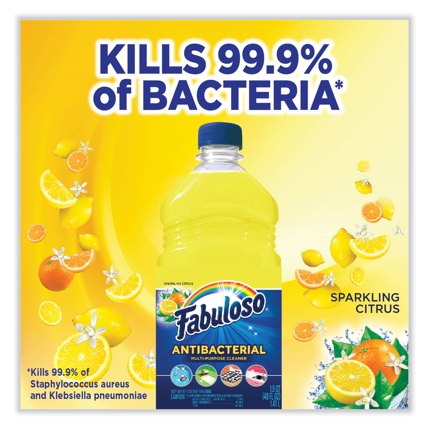 Fabuloso® Antibacterial MultiPurpose Cleaner, Sparkling Citrus Scent