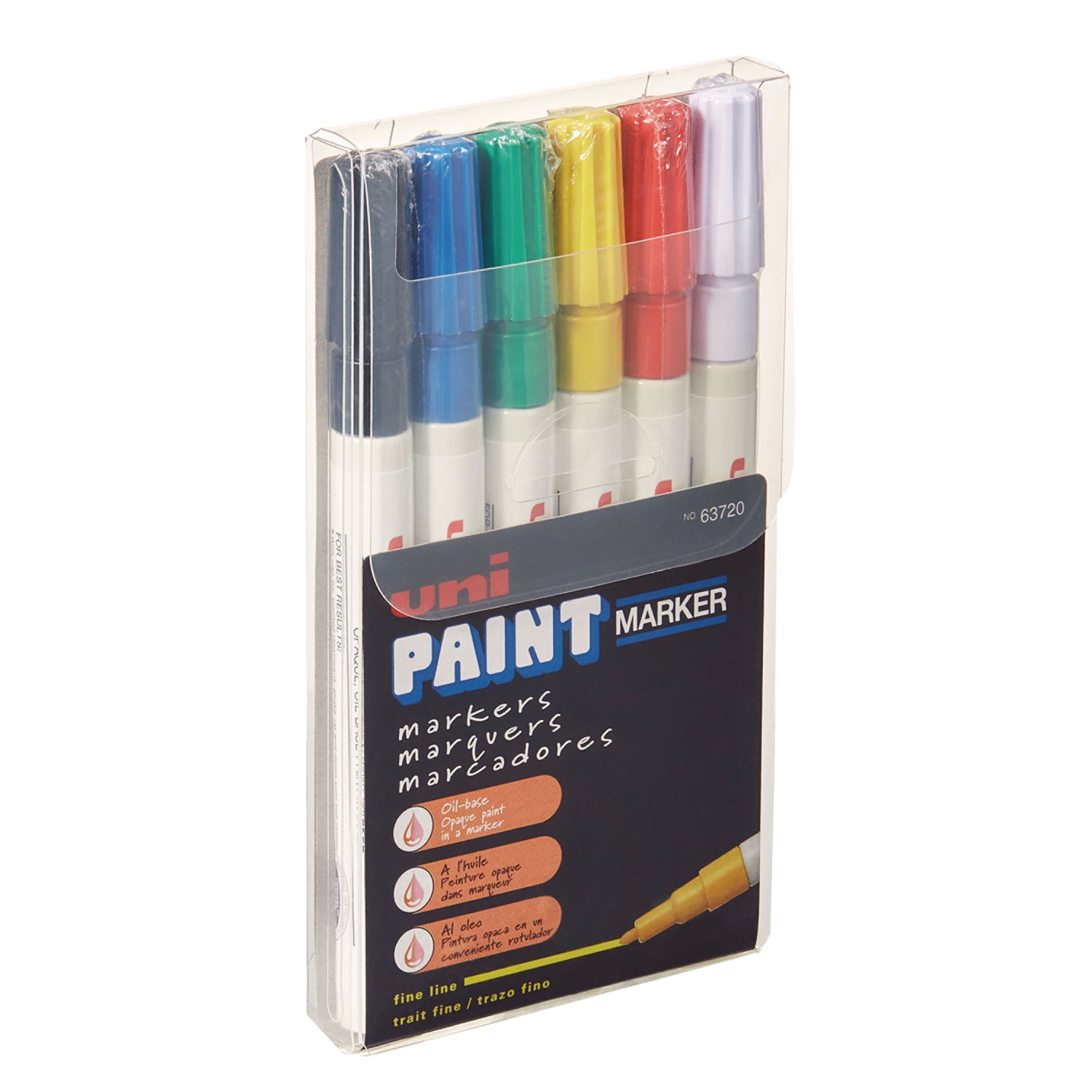Sharpie Pens - Assorted Colors, Fine Point, Set of 6
