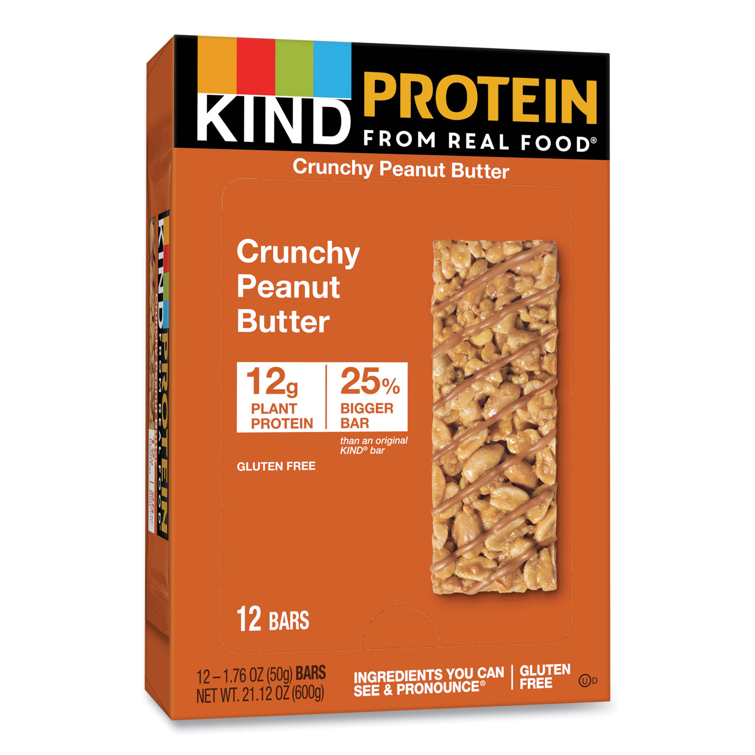 Protein Bars, Crunchy Peanut Butter, 1.76 oz, 12/Pack Protein Bars, Crunchy Peanut Butter, 1.76 oz, 12/Pack