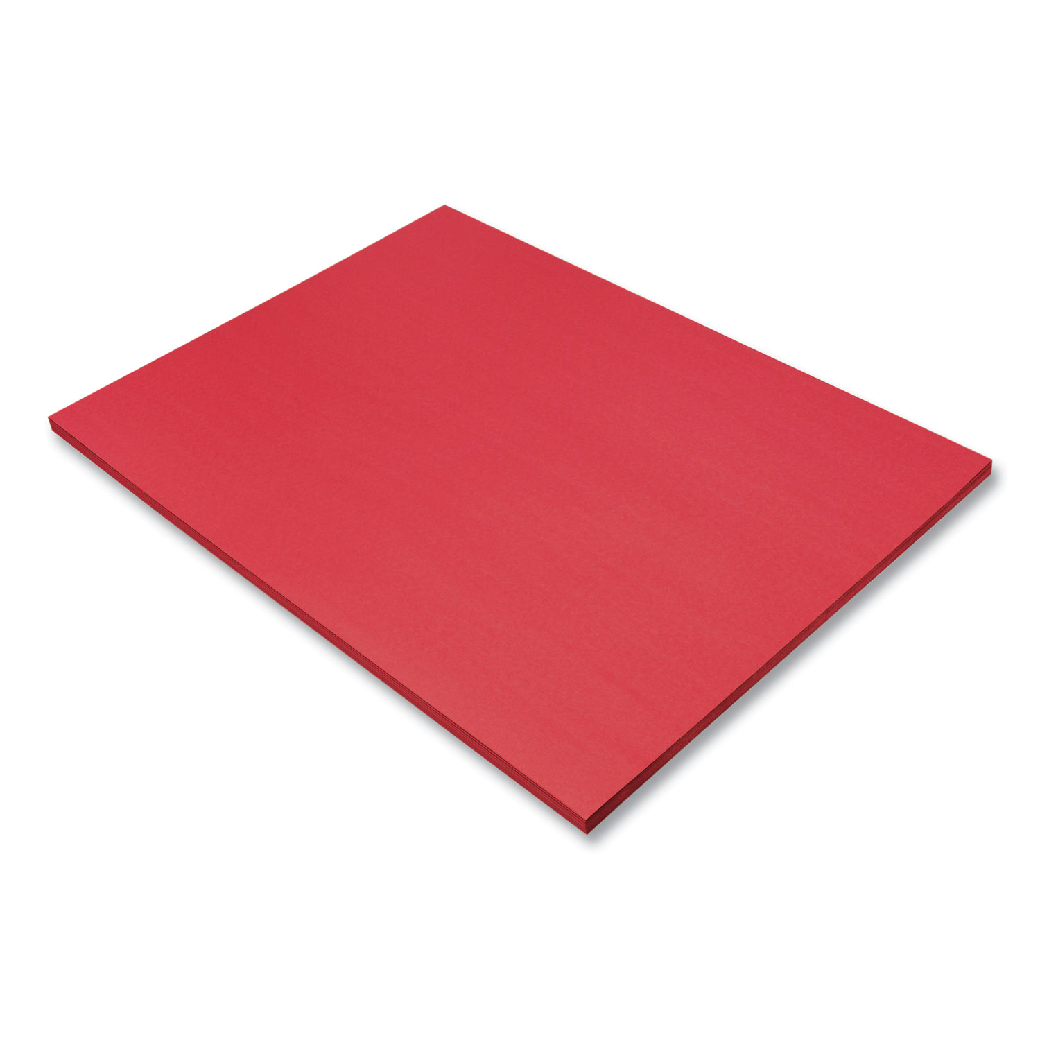 Sunworks Construction Paper, 58lb, 12 X 18, Red, 50/Pack P6107, 1