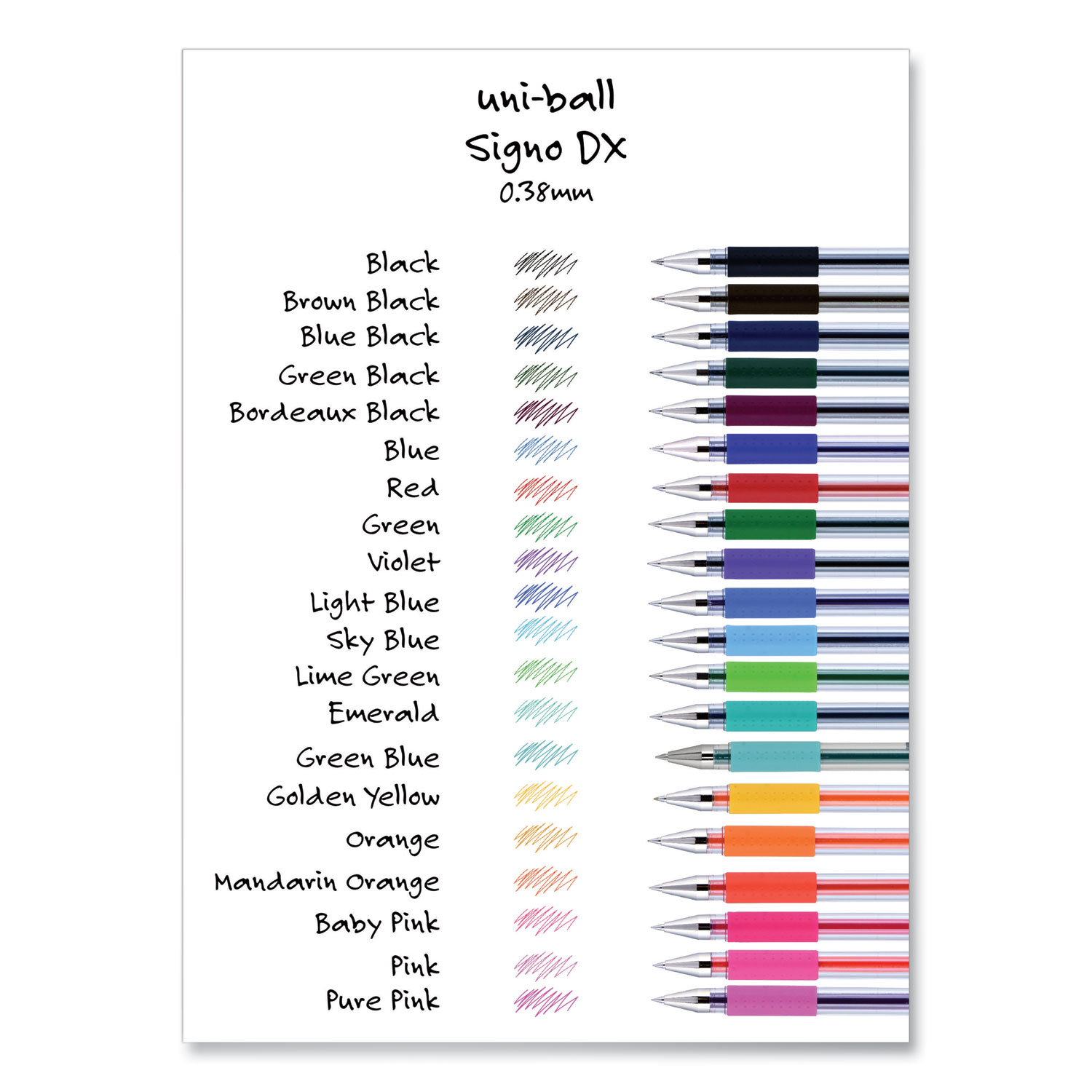 Gel Pen, Stick, Ultra-Fine 0.38 mm, Assorted Ink and Barrel Colors, 8/Pack  - usbpt.com