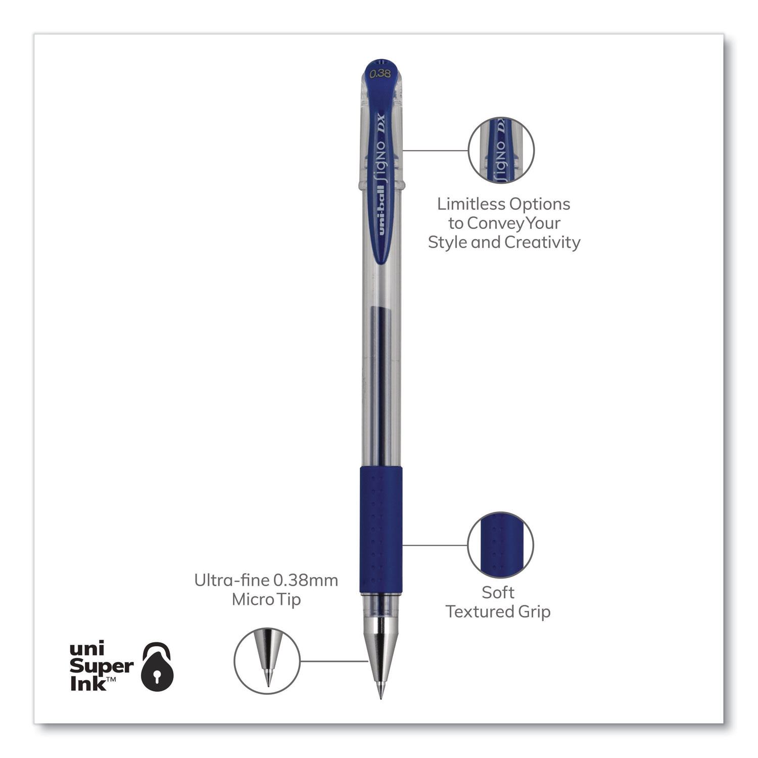 uni-ball EMOTT Fineliner Pens, Fine Point (0.4mm), Assorted Ink, 5-count,  Vivid