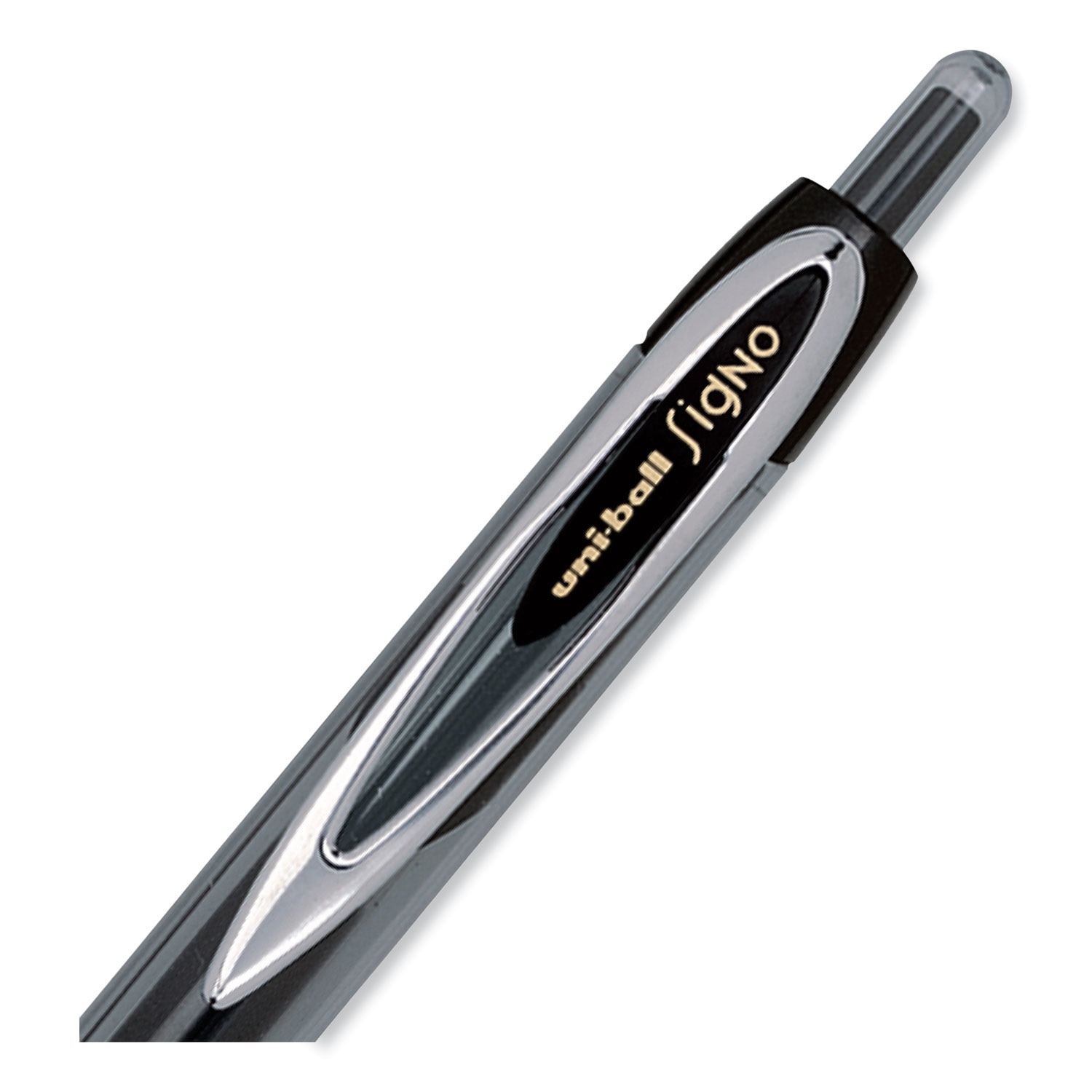 Stick Gel Pen Micro 0.38mm, Assorted Ink, Clear Barrel, 8/Set 