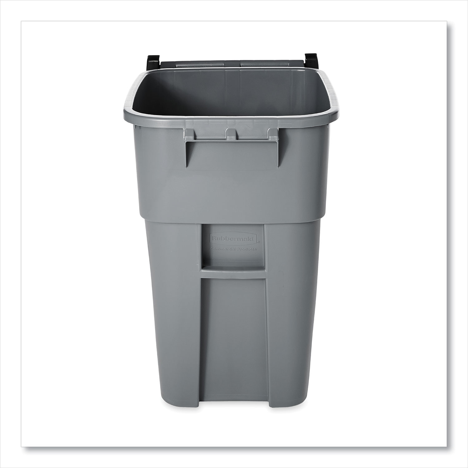 Brute 95 Gal. Gray Polyethylene Rollout Heavy-Duty Waste Container