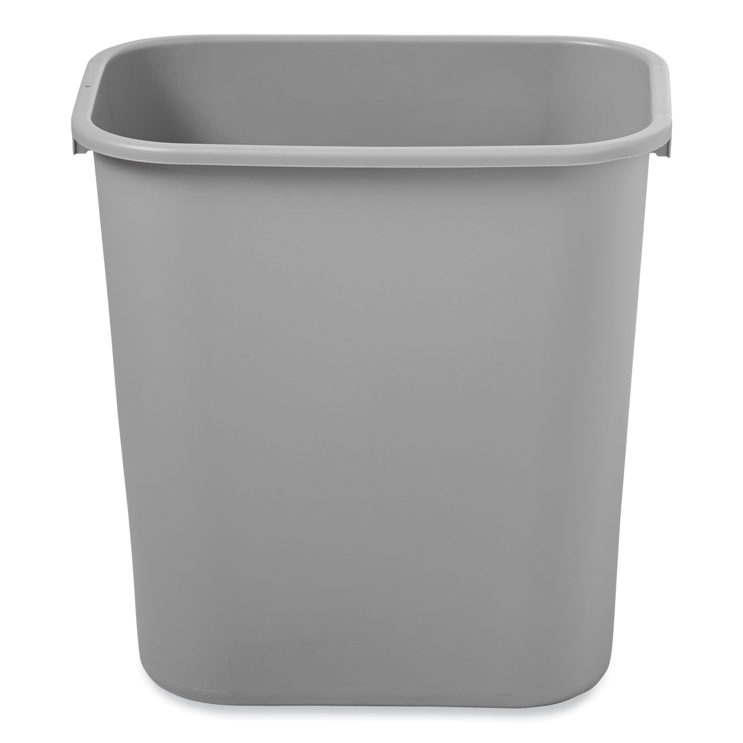 Rubbermaid Indoor Trash Can w/ No Lid, Gray Plastic, 10.25 Gal