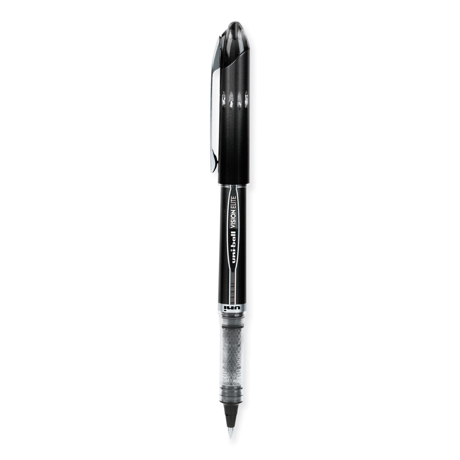 Uniball One Gel Pen 12 Pack, 0.38mm Ultra Micro Black Pens, Gel