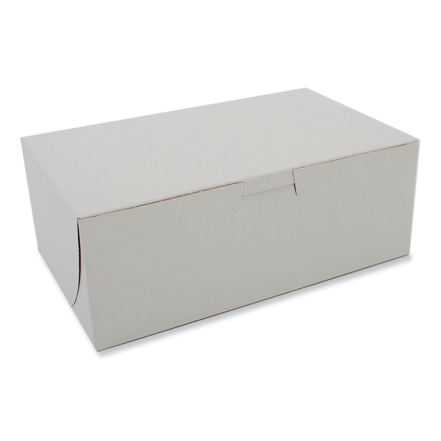 White One-Piece Non-Window Bakery Boxes, 8 x 3 x 5, White, Paper, 250/Bundle