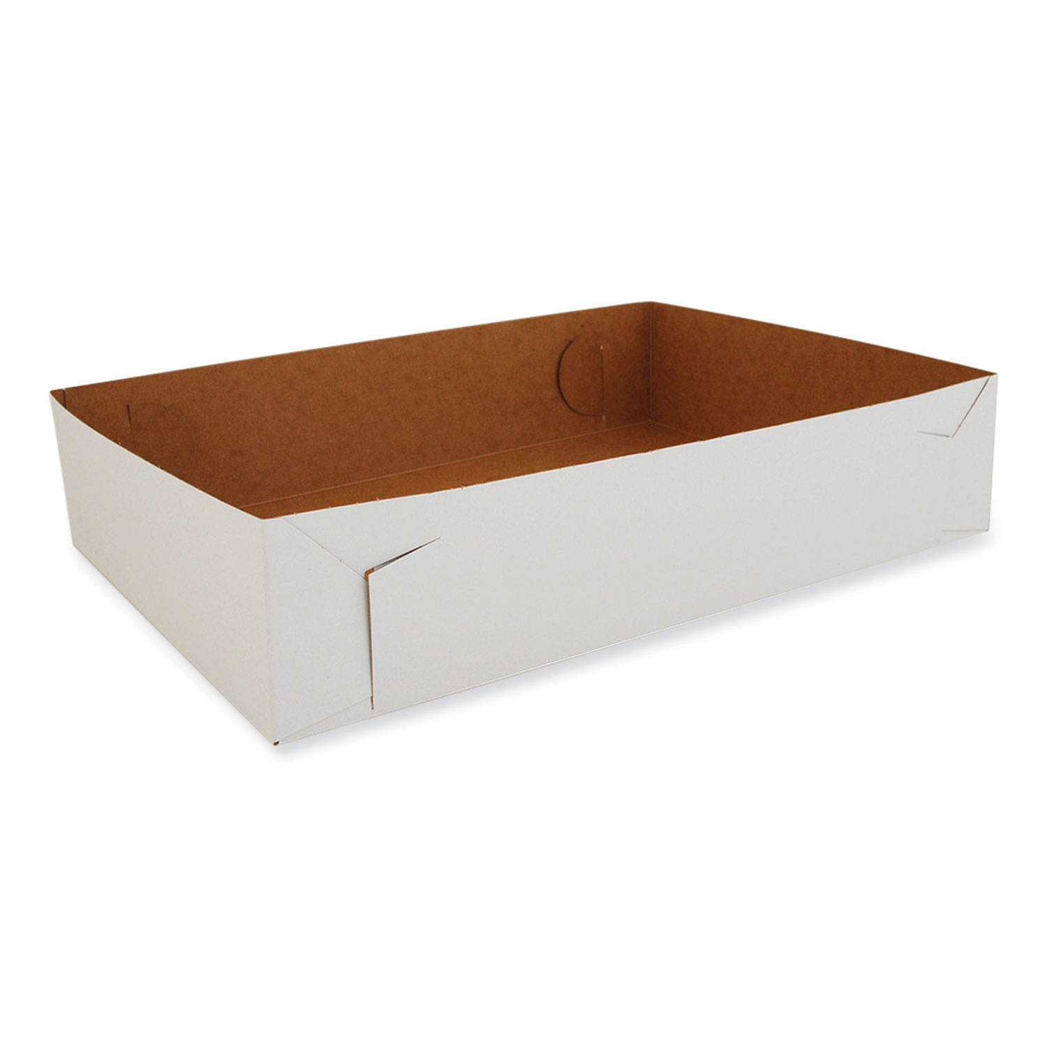 Donut Trays, 14 x 10 x 3, White, Paper, 250/Carton