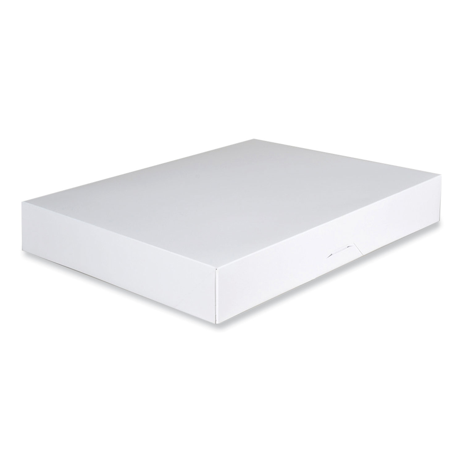 Donut Boxes, 15 x 11.5 x 2.25, White, Paper, 100/Carton